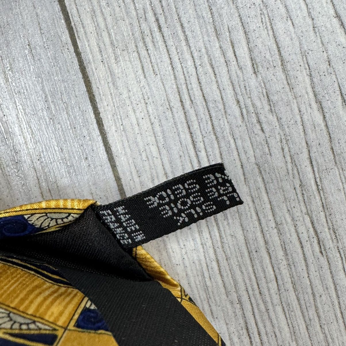Lanvin Lanvin Paris Silk Tie Gold Made In France Size ONE SIZE - 7 Thumbnail