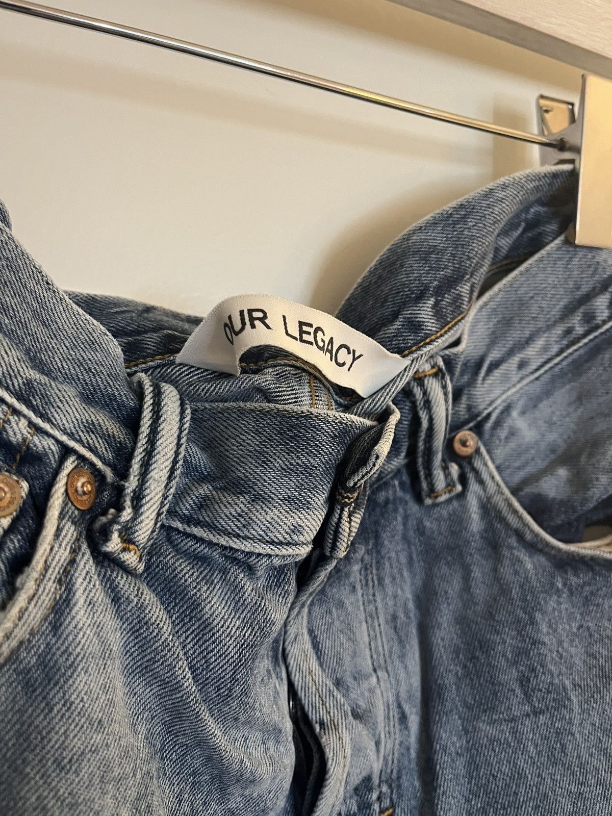 Our Legacy Our Legacy Cloud Wash Denim Size US 33 - 2 Thumbnail