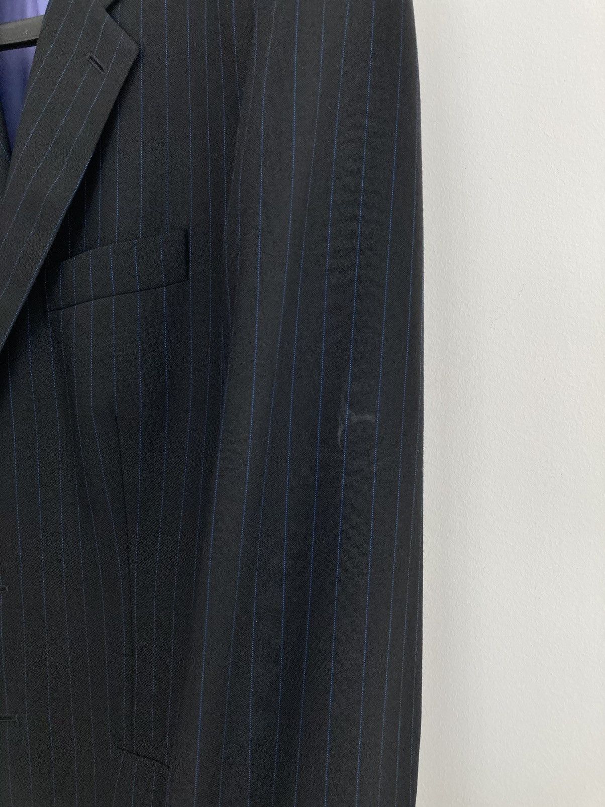Alexander McQueen S/S 1998 “Golden Shower” Vertical Stripe Suit Size 52R - 3 Thumbnail
