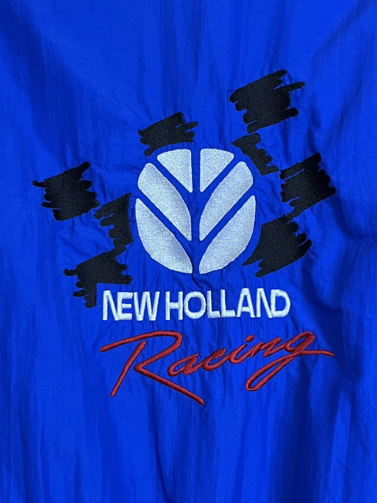 NASCAR VINTAGE 90s NASCAR NEW HOLLAND RACING “RON BARFIELD” JACKET Size US XL / EU 56 / 4 - 6 Thumbnail