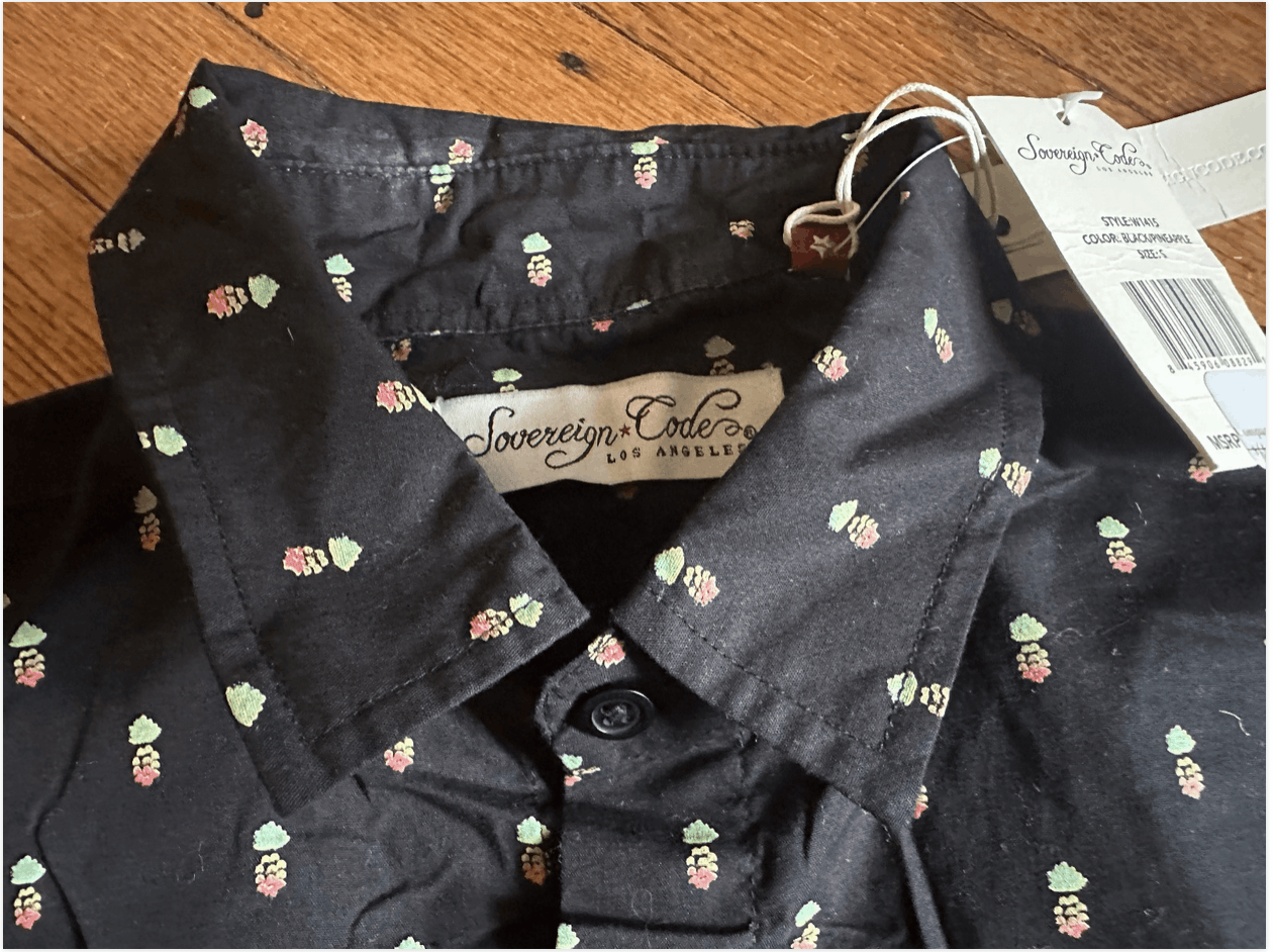 Sovereign Code Sovereign Code Los Angeles button down short sleeve shirt Size US S / EU 44-46 / 1 - 5 Thumbnail