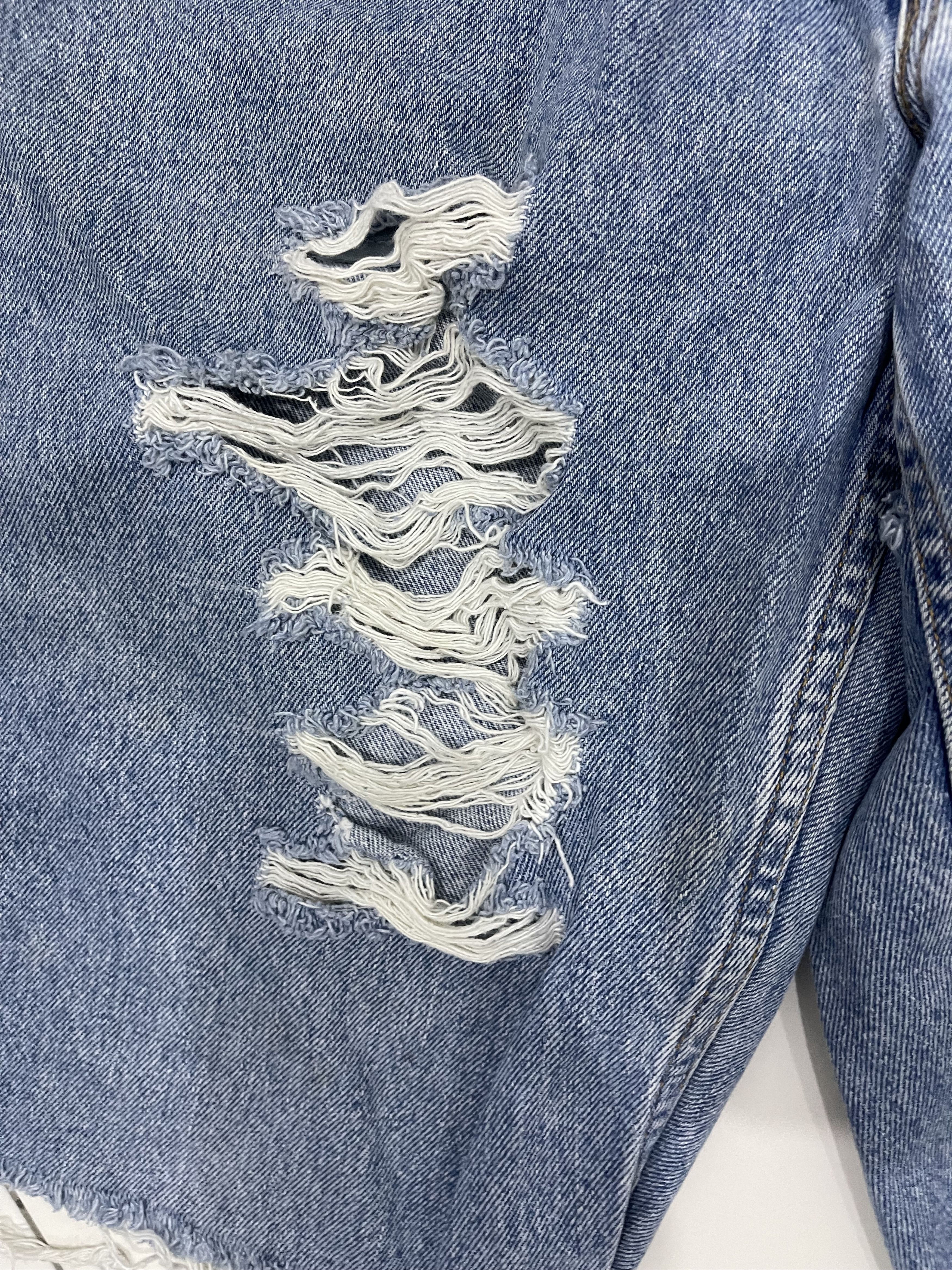 Levi's × Vintage VINTAGE 90s LEVI'S 560 BAGGY DENIM JEANS CROPPED SHORT Size US 33 - 9 Thumbnail