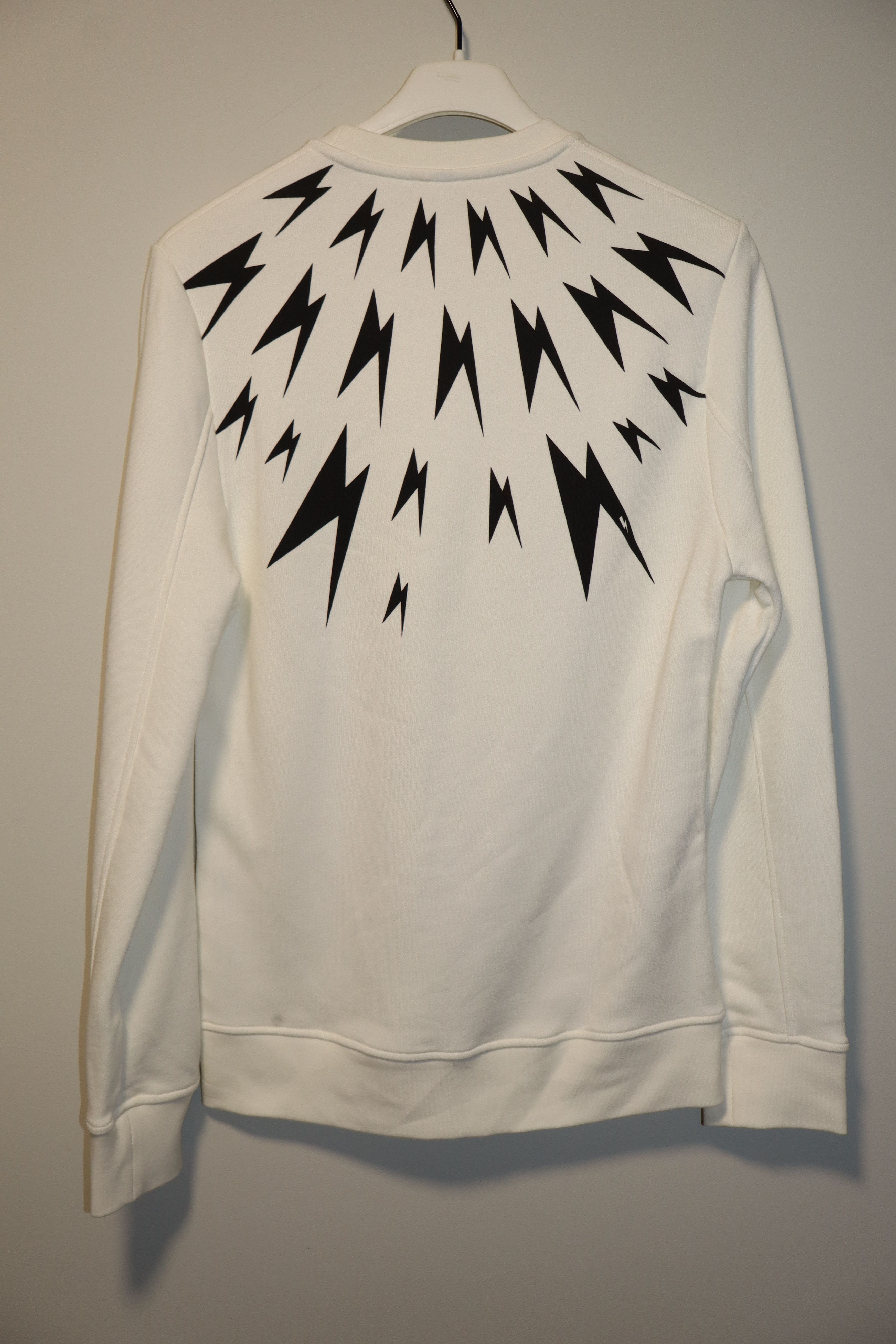 Neil Barrett Bolts print sweatshirt Size US S / EU 44-46 / 1 - 7 Thumbnail