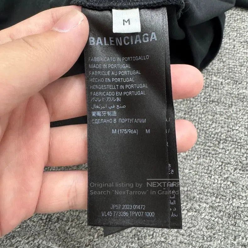Balenciaga Balenciaga Black Short-Sleeve Top. Size US M / EU 48-50 / 2 - 3 Thumbnail