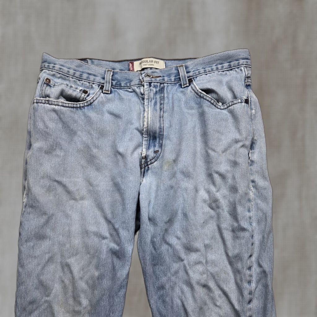 Levi's Levi's 505 Jeans Denim Pants Blue Regular Fit Straight Leg Adult Men's 36 x 30 Jeans Regular Men 36 Blue 80s 90s Classic Workwear Levi's 505 Size US 36 / EU 52 - 1 Thumbnail