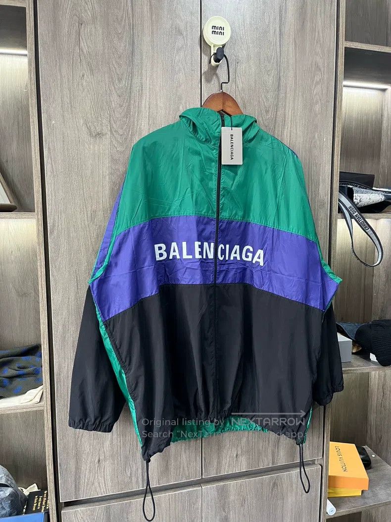 Balenciaga Balenciaga Color block sportswear Black green purple color Size US S / EU 44-46 / 1 - 8 Thumbnail