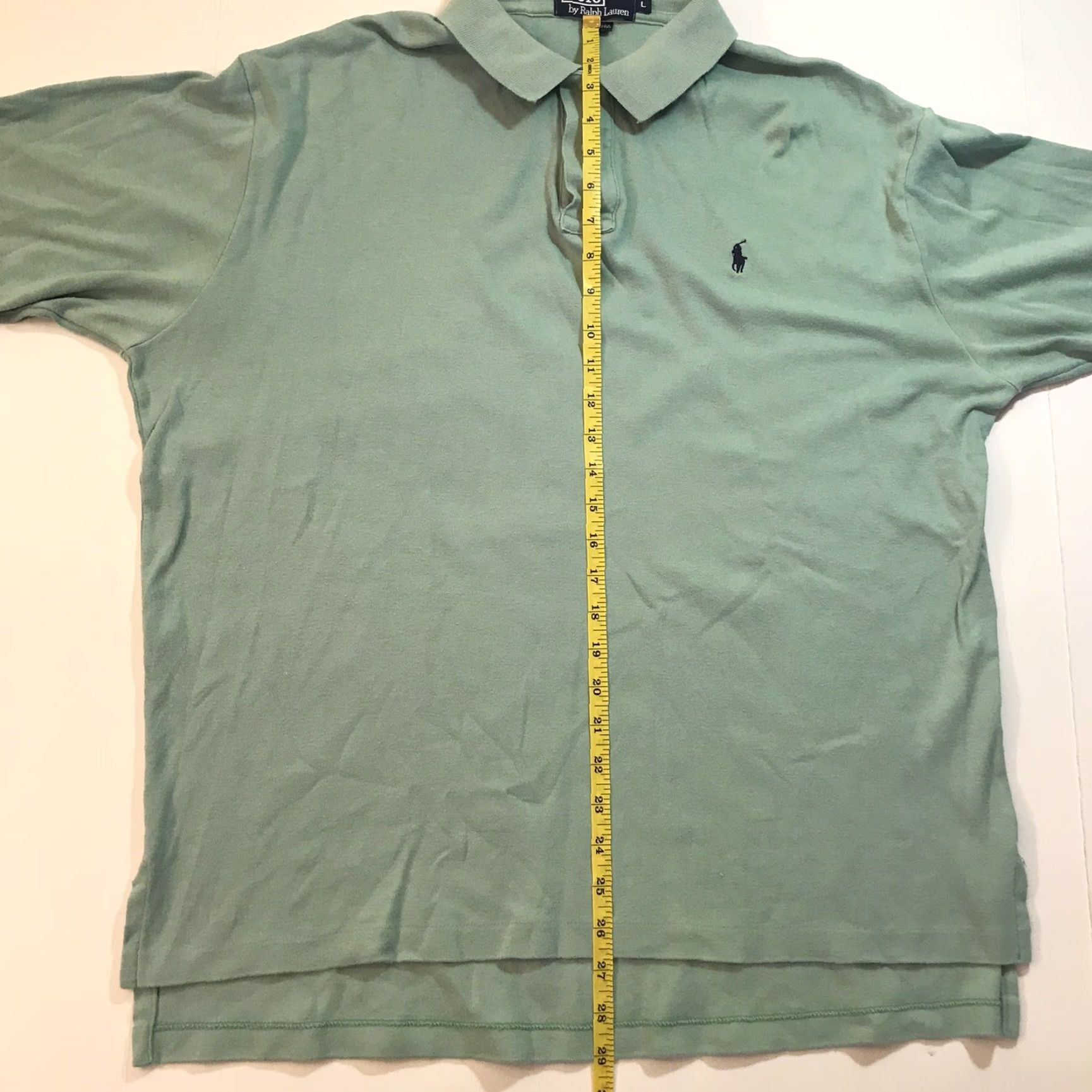 Polo Ralph Lauren VINTAGE Polo Ralph Lauren Golf Polo Shirt Mens L Aqua 90s USA Short Sleeve Collared Size US L / EU 52-54 / 3 - 5 Thumbnail