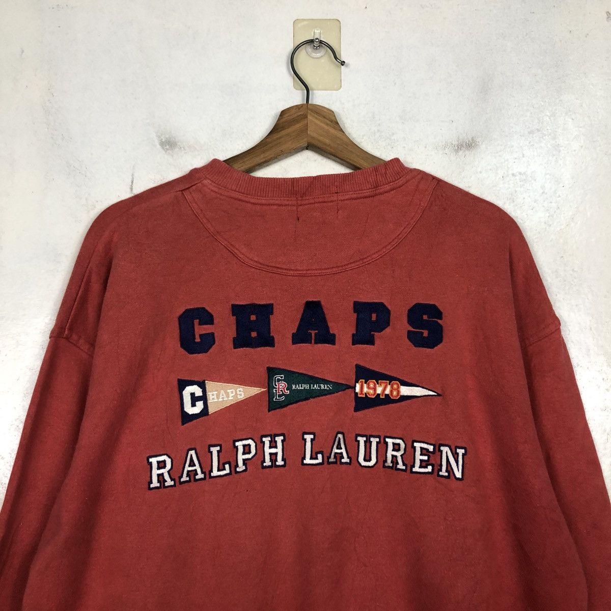Chaps Ralph Lauren 📌Vintage Sweatshirt Crewneck Chaps Ralph Lauren Big Logo Size US L / EU 52-54 / 3 - 11 Thumbnail