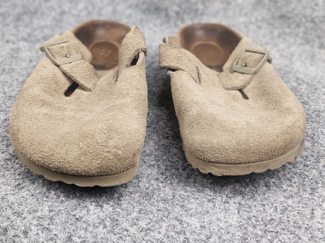 Birkenstock Vintage Birkenstock boston soft leather taupe sandal Shoes Size US 8 / IT 38 - 6 Thumbnail