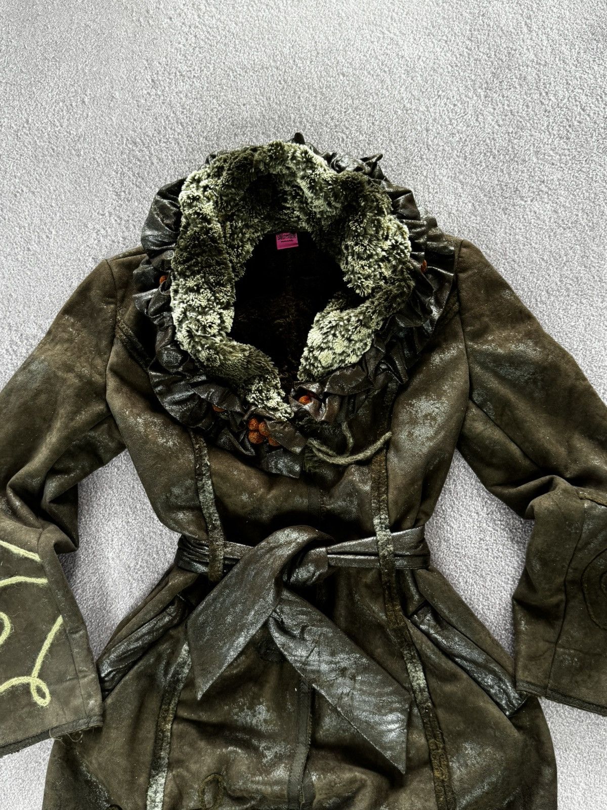 Hysteric Glamour Save The Queen 2000s Aesthetic Designer Coat Size M / US 6-8 / IT 42-44 - 3 Thumbnail