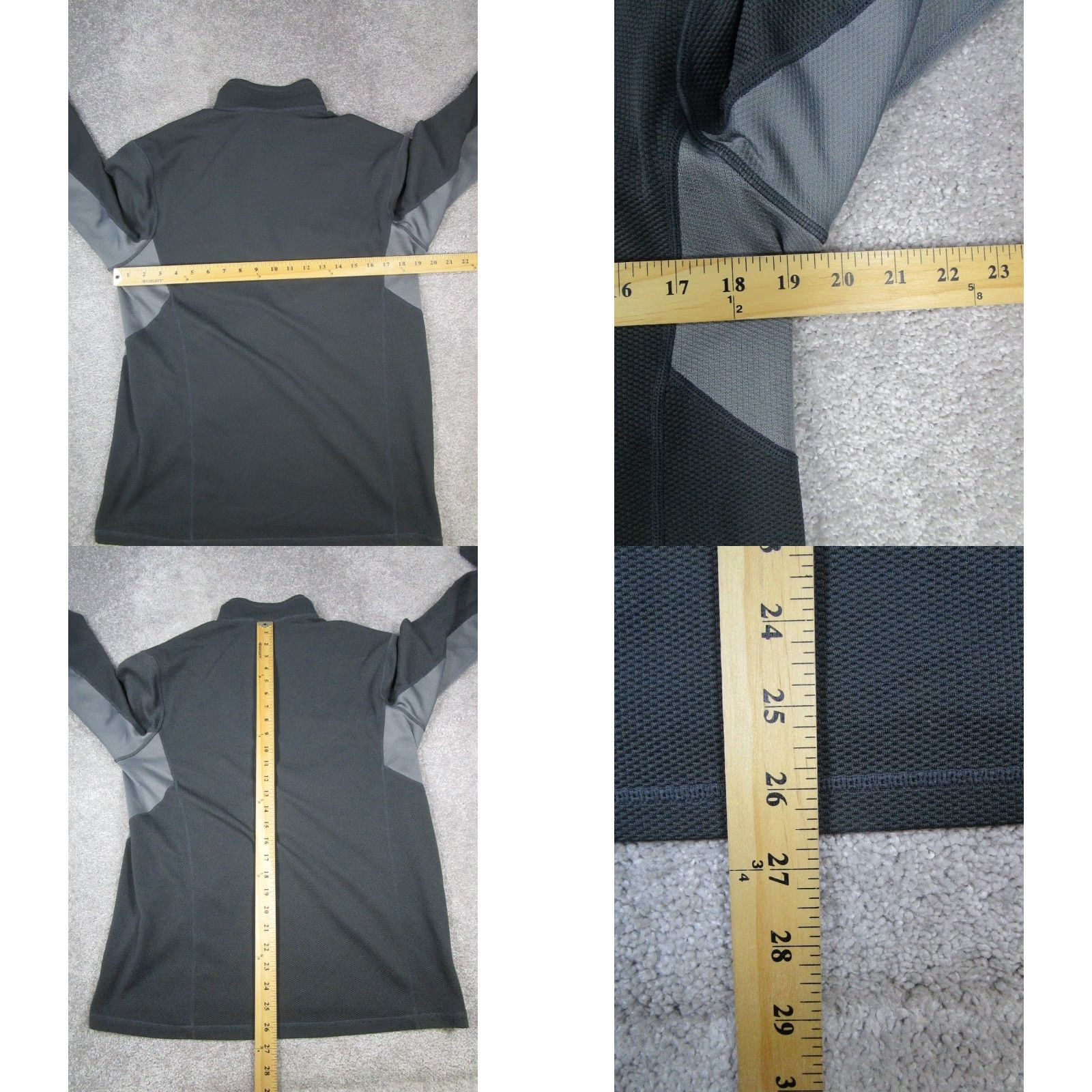 Nike VINTAGE Nike Dri-Fit Sweater Mens Medium Gray Nike Dri-Fit Running Mock Zip Pullover Mens Gray 90s? Size US M / EU 48-50 / 2 - 8 Thumbnail