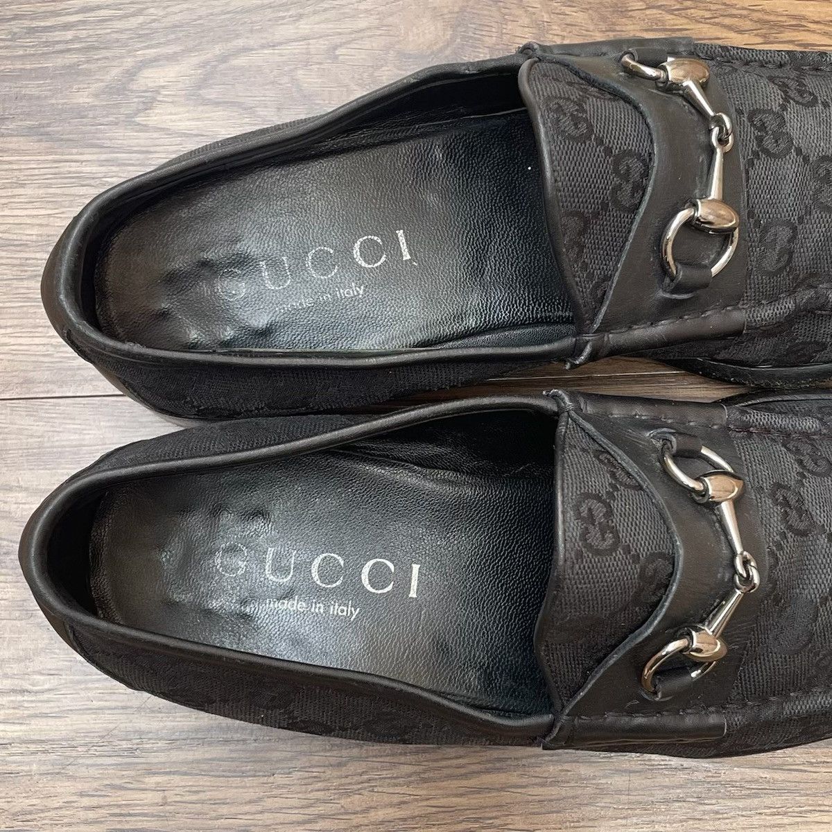 Gucci Gucci Monogram Horsebit Loafer Size US 10.5 / EU 43-44 - 9 Thumbnail