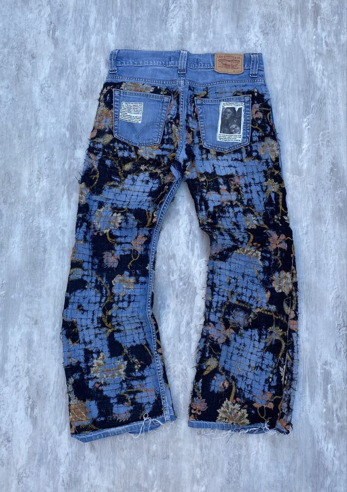 Levi's Levis Denim Embroidered Pants Size US 32 / EU 48 - 1 Thumbnail