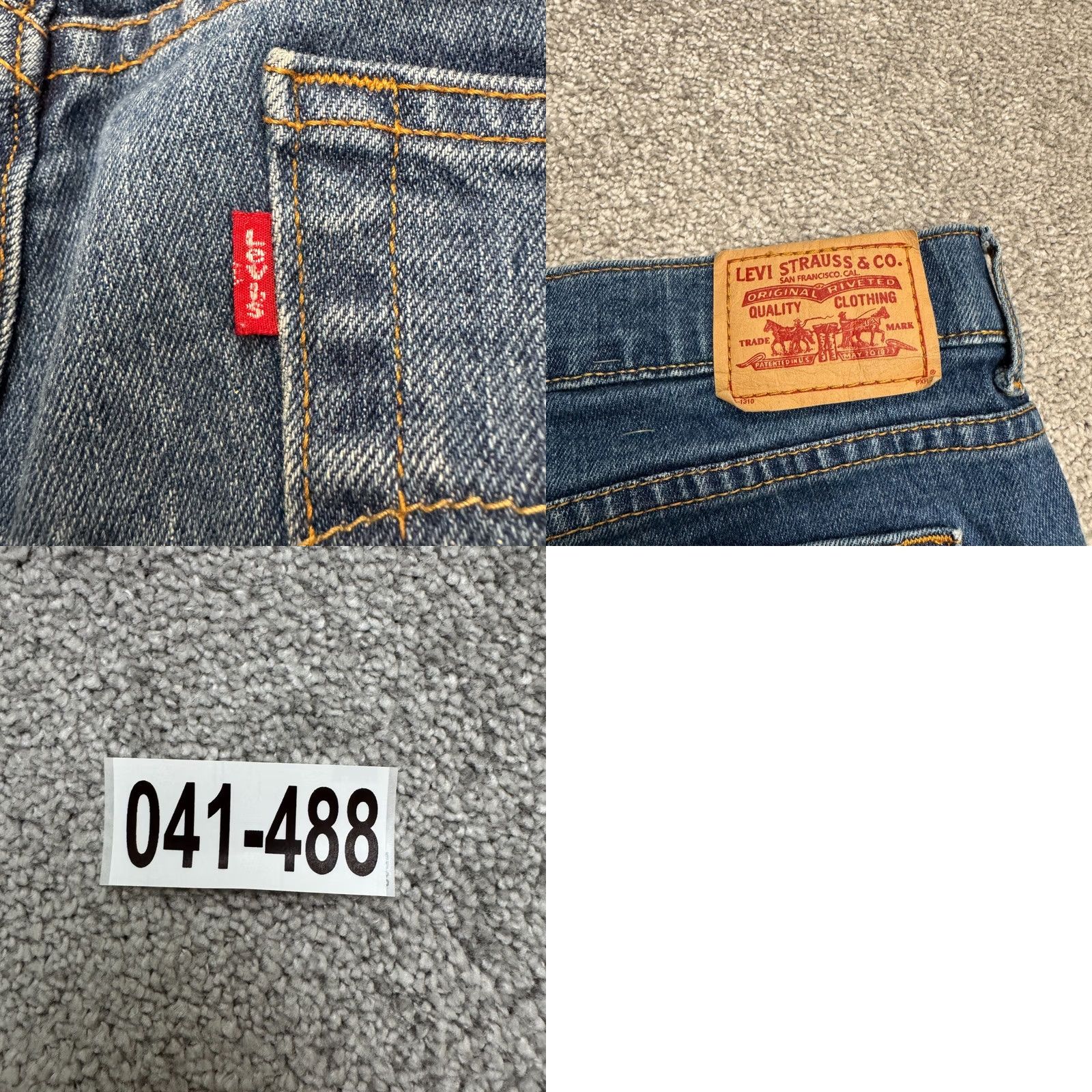 Levi's Levi's 515 Bootcut Jeans Womens 10M Medium Blue Cotton Denim Regular 34 Inseam 31 in 5-Pocket Stretch Casual City Streetwear Mens Womens Girls Size 32" / US 10 / IT 46 - 10 Thumbnail