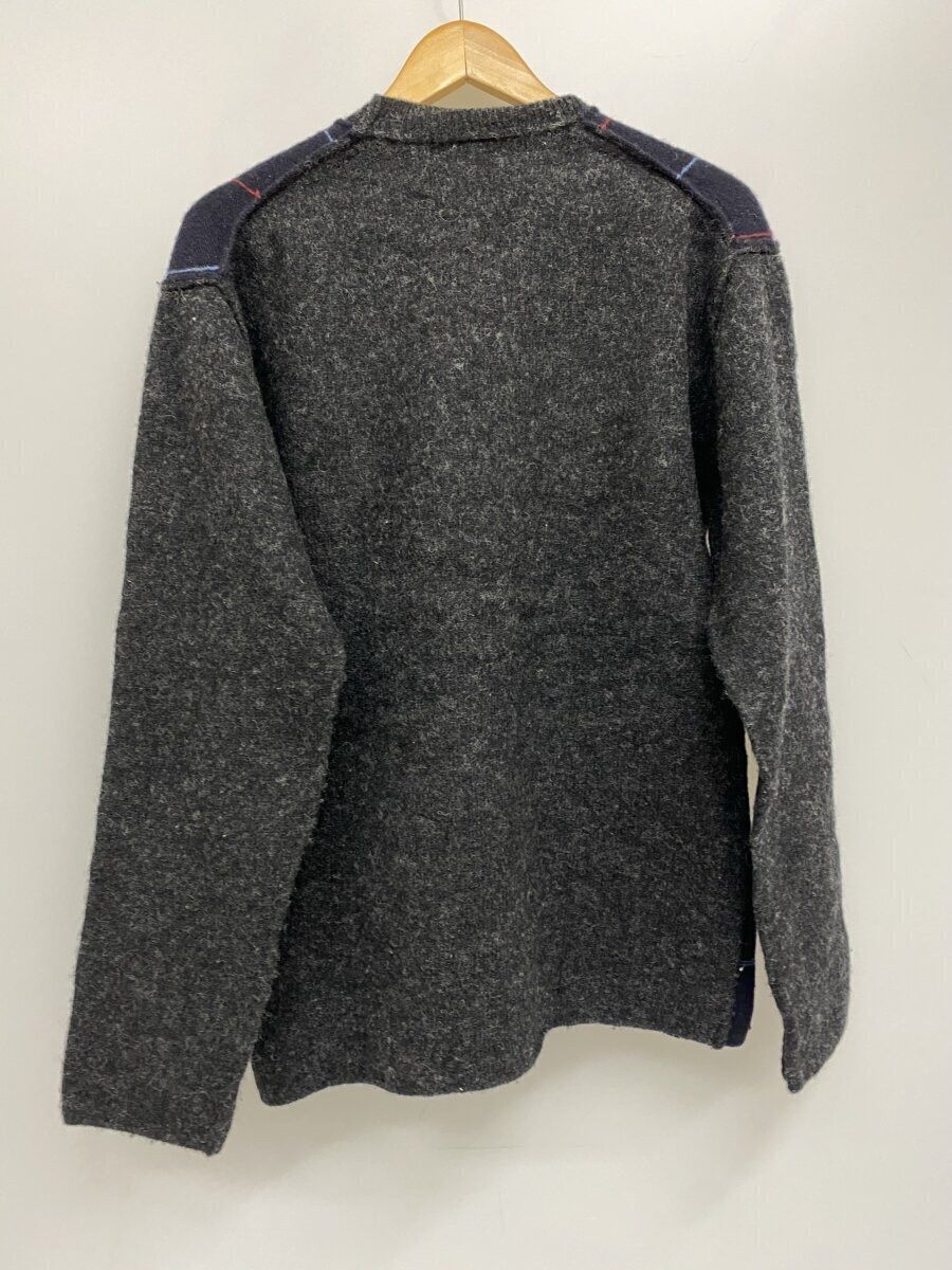 Comme des Garcons × Comme des Garcons Homme Plaid Wool Knit Sweater Size US M / EU 48-50 / 2 - 2 Thumbnail