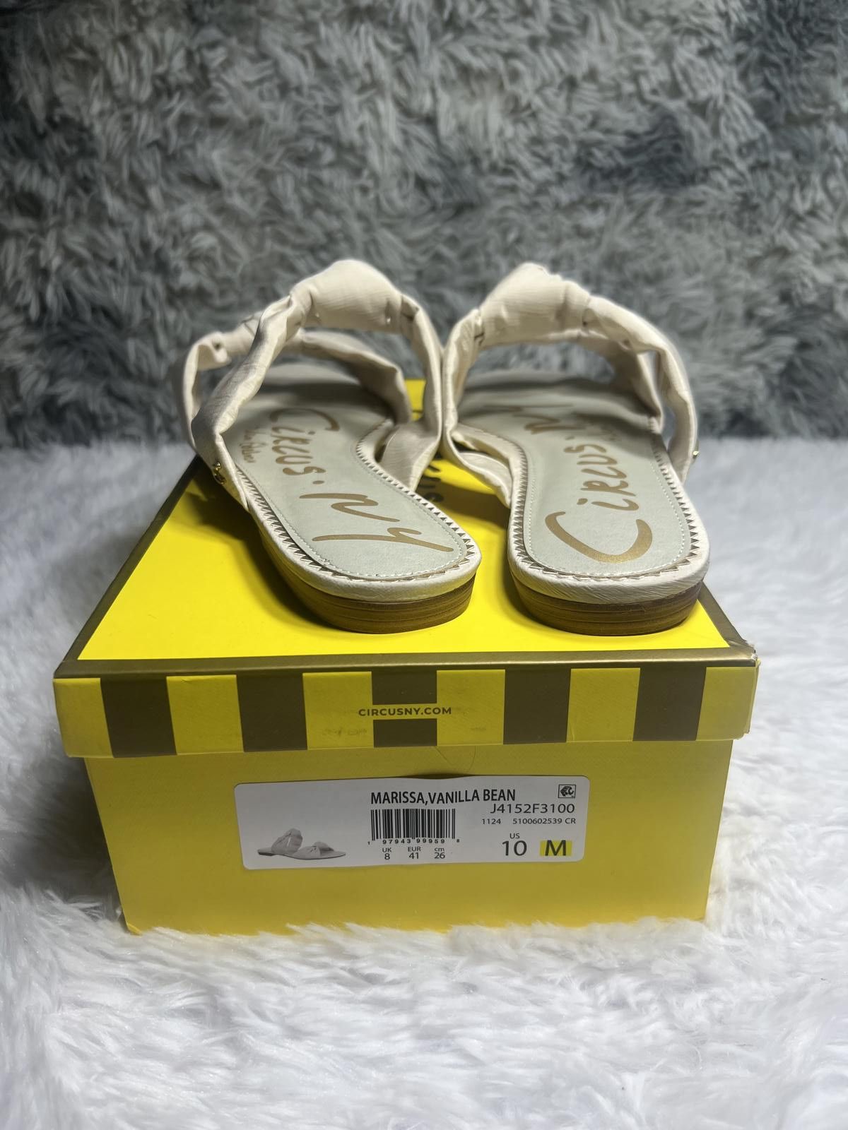 Other Circus by Sam Edelman Marissa Vanilla Bean Knotted Slide M Size US 10 / IT 40 - 3 Thumbnail