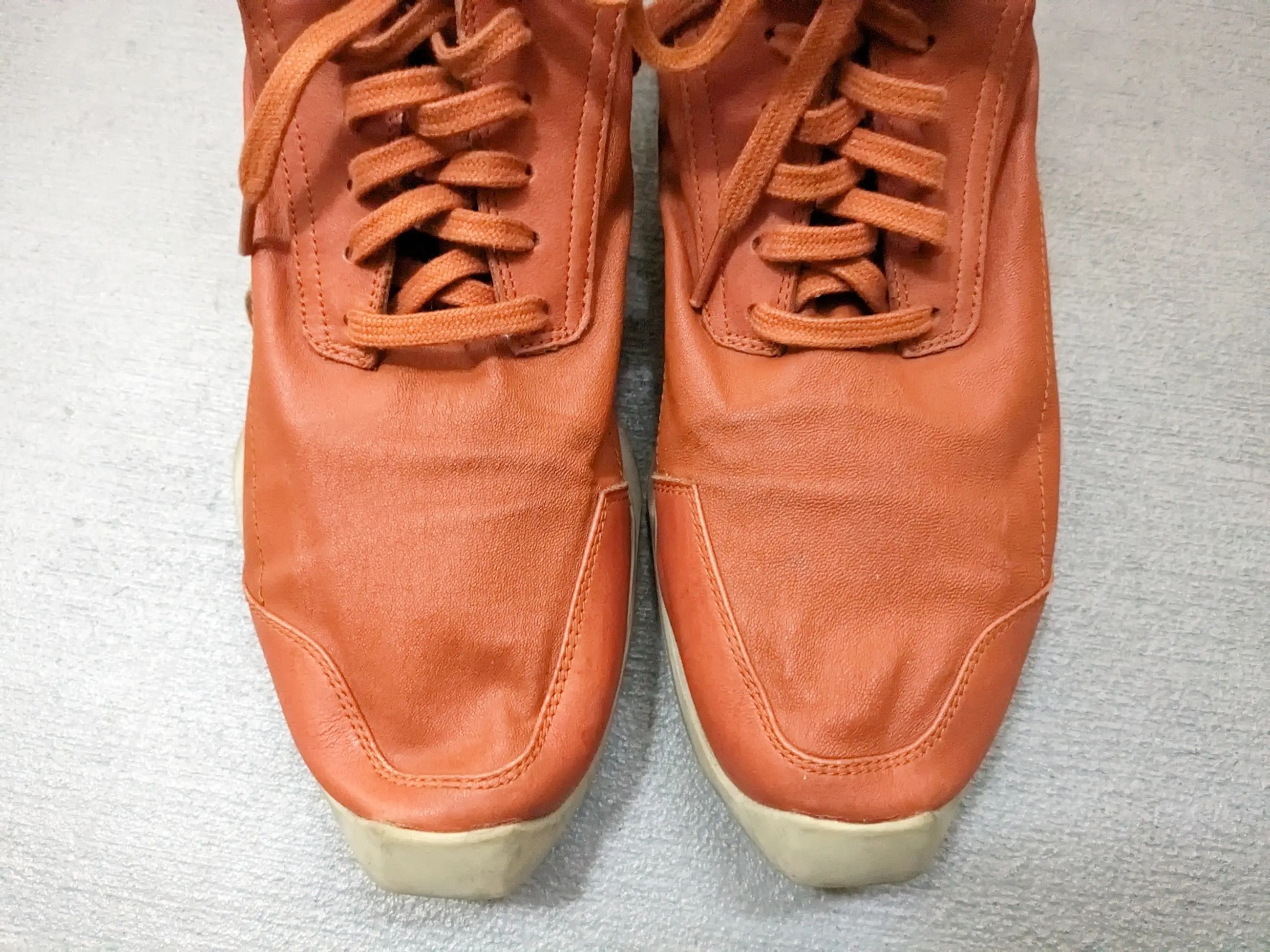 Adidas × Rick Owens Adidas x Rick Owens Level Runner Size 8.5 Orange BY2993 Size US 8.5 / EU 41-42 - 3 Thumbnail