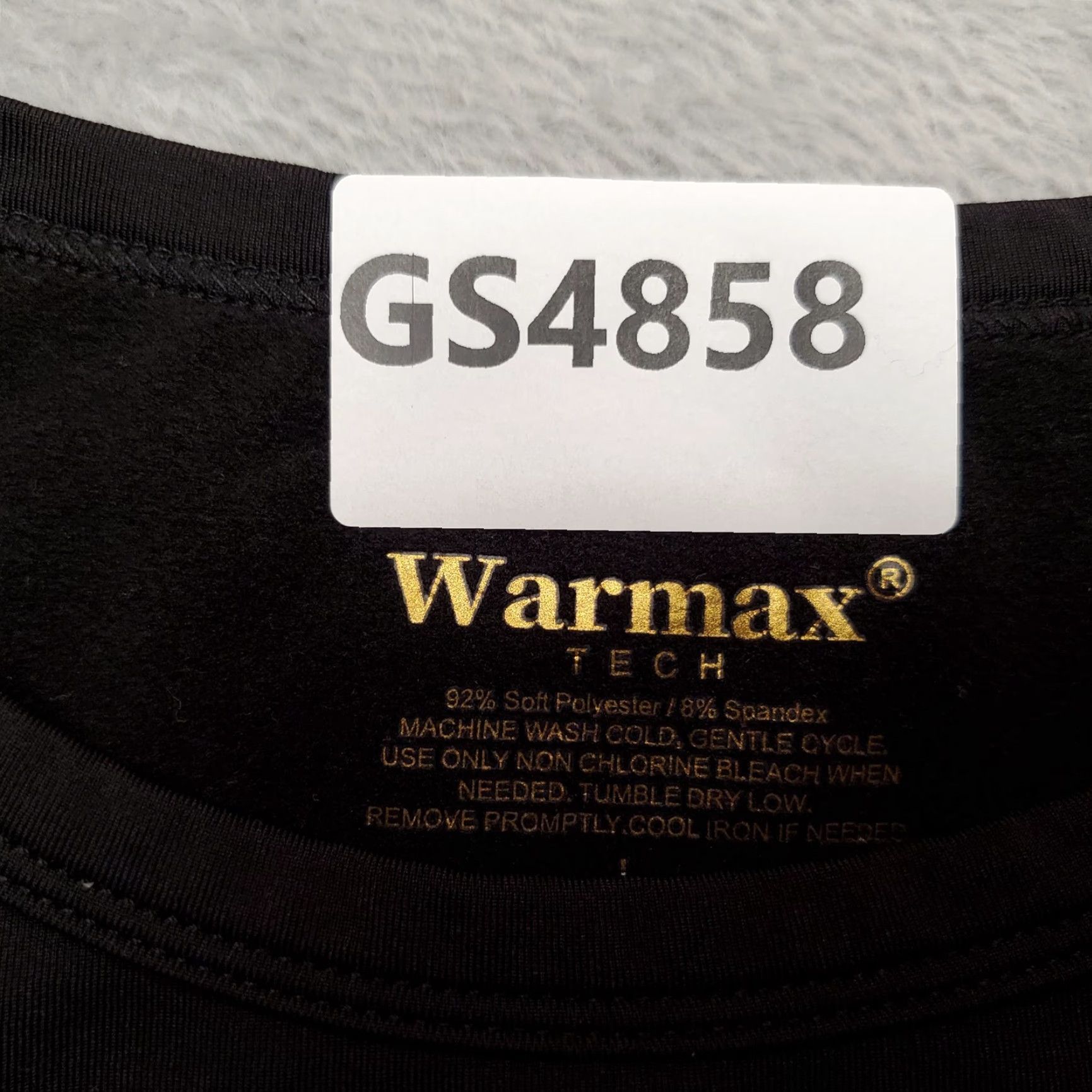 Vintage VINTAGE Warmax Shirt Men Large Black Polyester Performance Stretch Blend Long Sleeve TEE Size US L / EU 52-54 / 3 - 7 Thumbnail