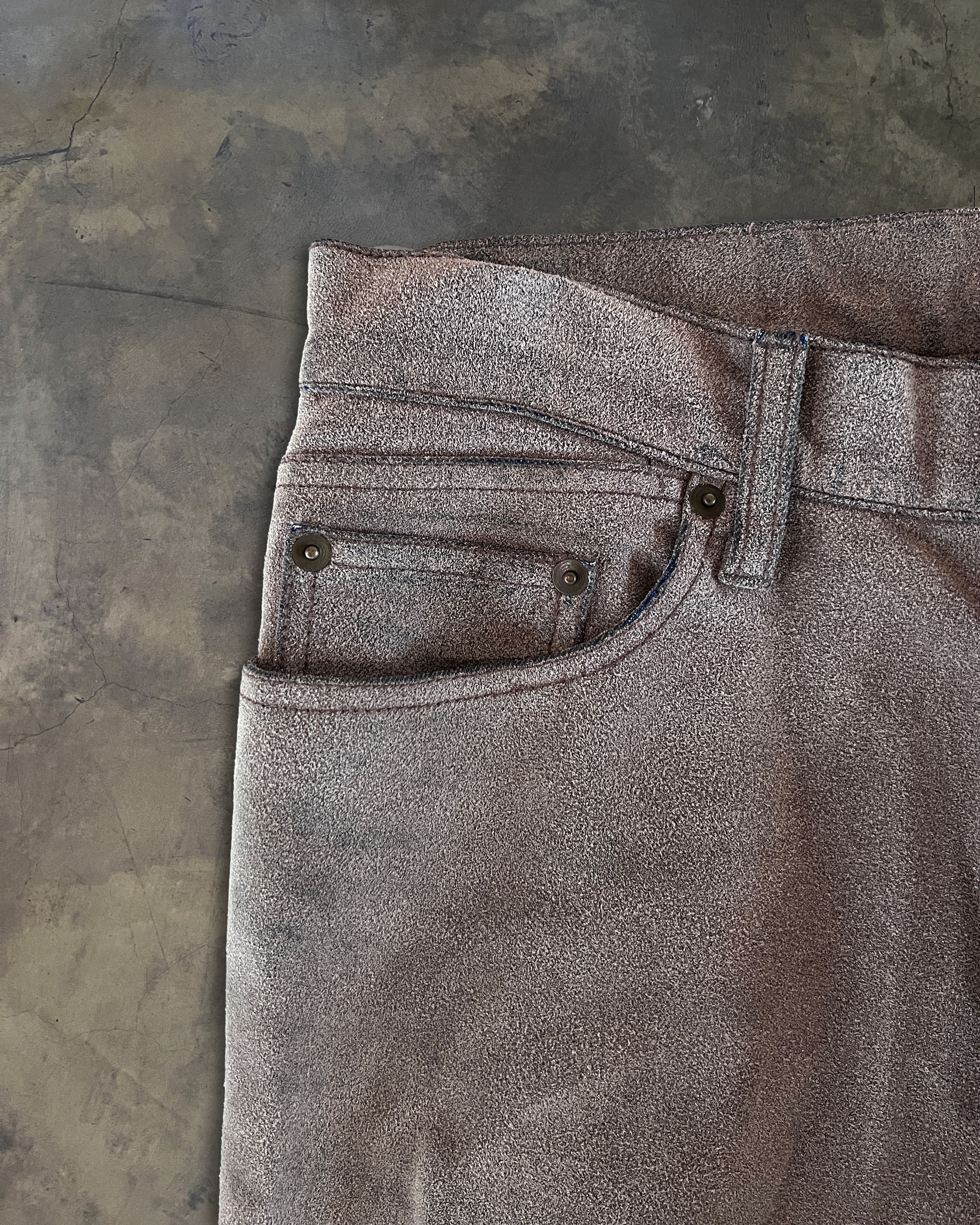 Patrick Cox PATRICK COX SUEDE TROUSERS Size US 30 / EU 46 - 3 Thumbnail