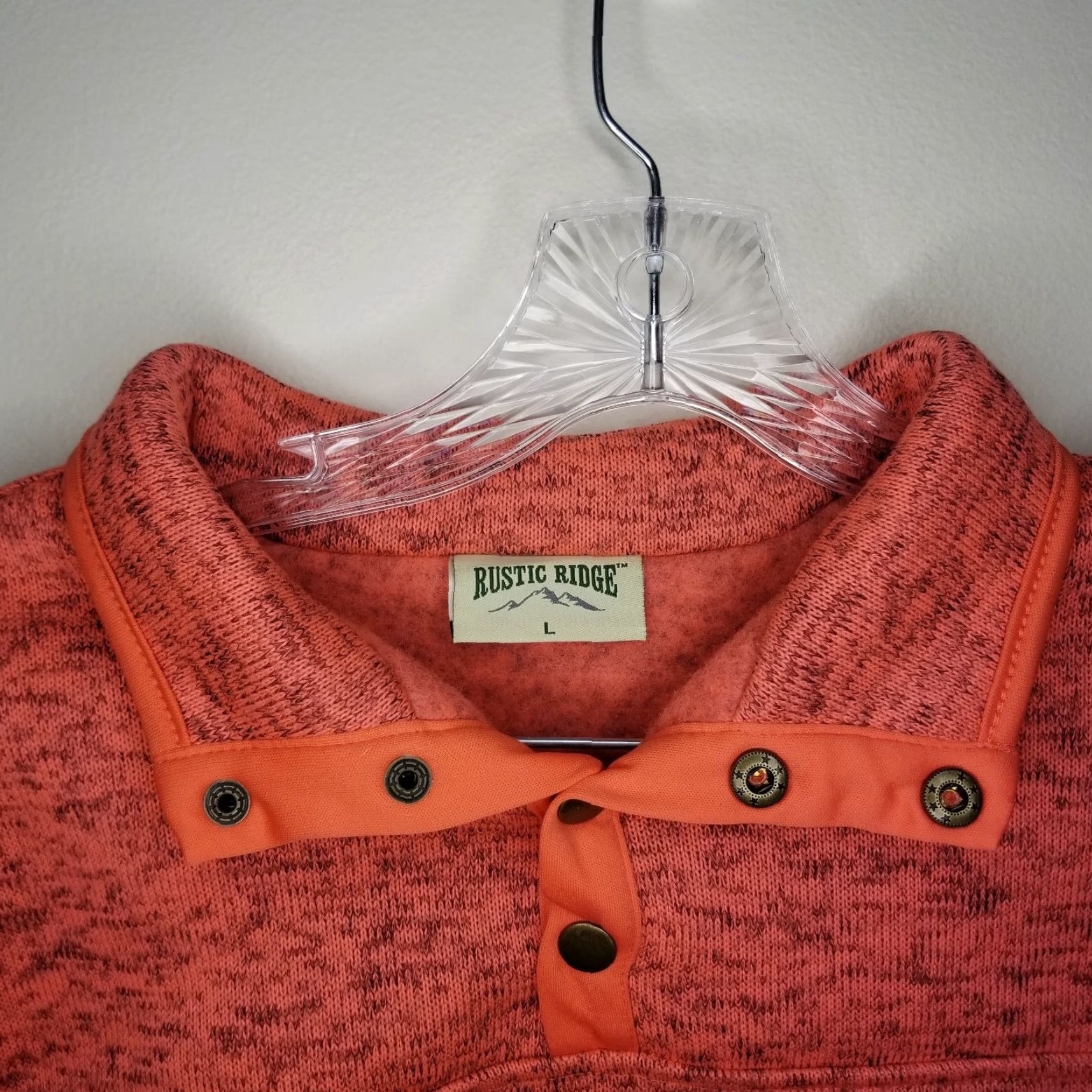 Vintage Rustic Ridge Womens Salmon Long Sleeve Pullover Sweater L Pink Size L / US 10 / IT 46 - 3 Thumbnail
