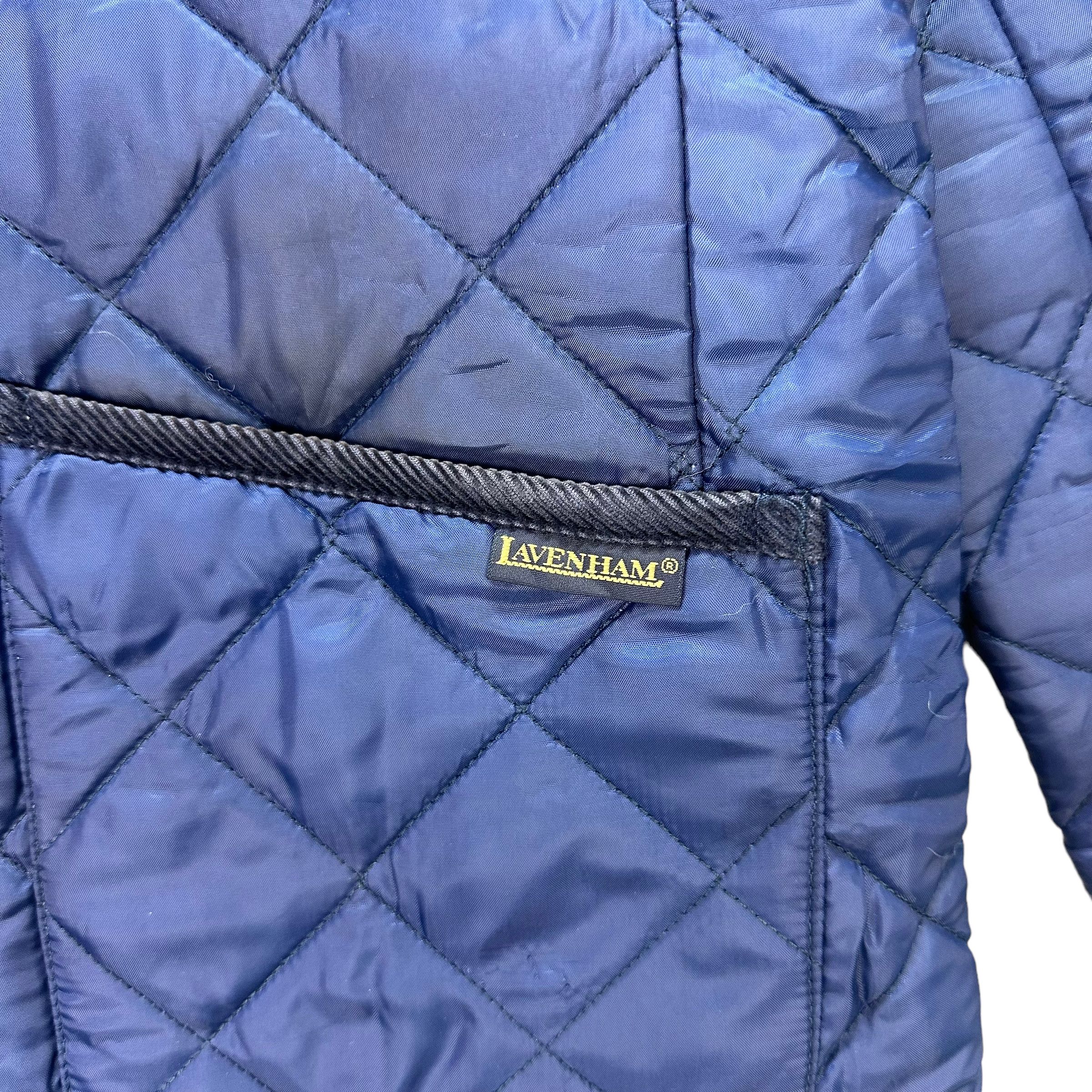 LAVENHAM X PAUL SMITH BLUE QUILTED JACKET #7647-160