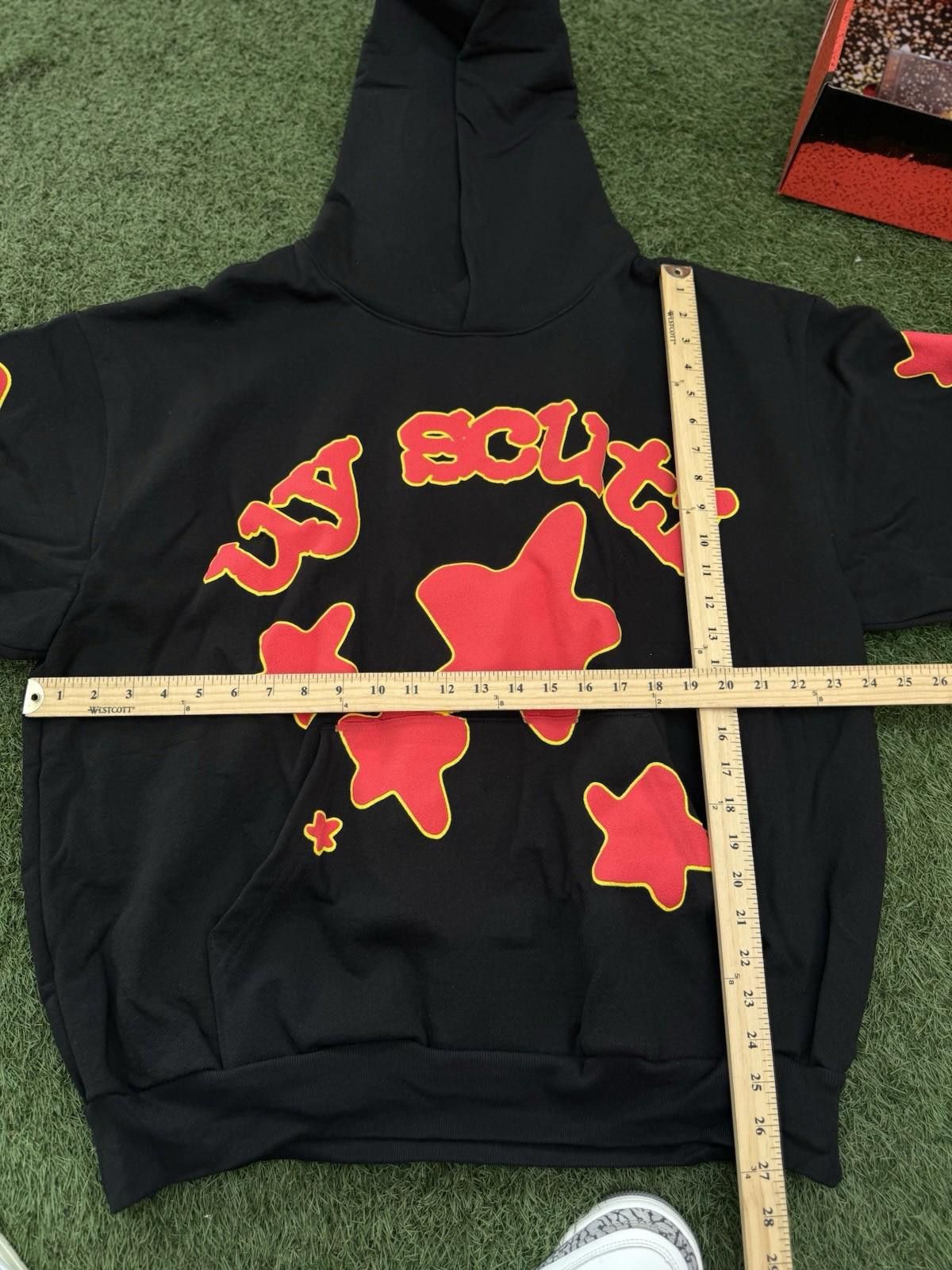 Sp5der Sp5der Worldwide Black Red Hoodie Size (XL) (NEW) Box + CD Size US XL / EU 56 / 4 - 6 Thumbnail