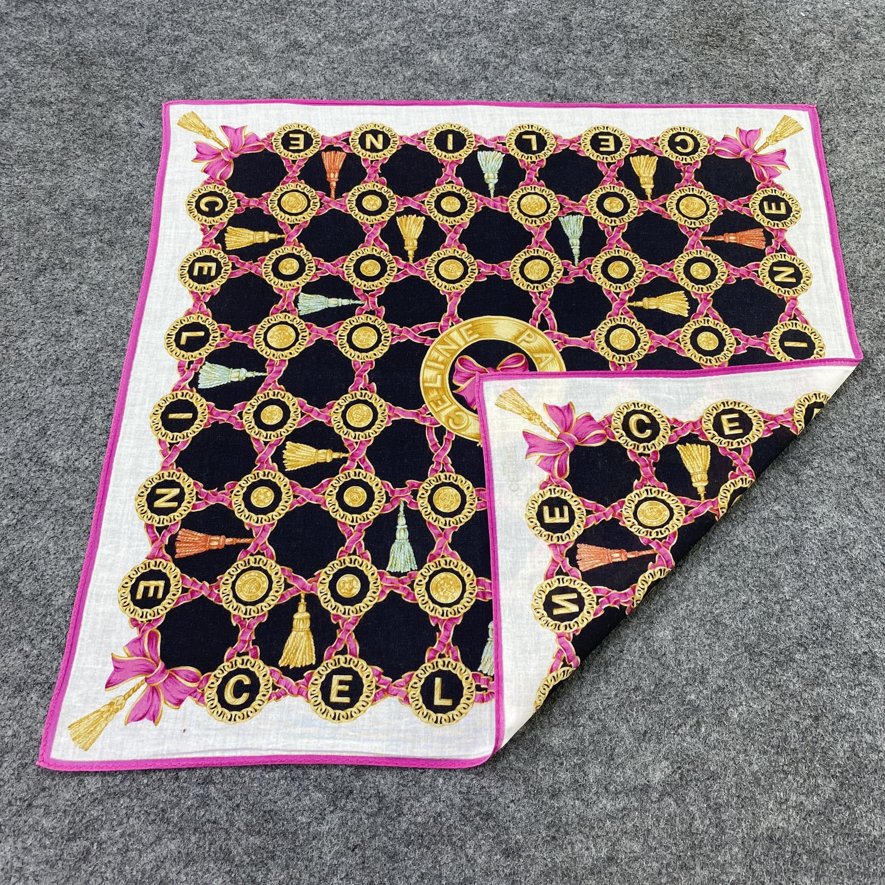 Celine Celine Handkerchief / Bandana / Neckerchief-B2161 Size ONE SIZE - 5 Thumbnail