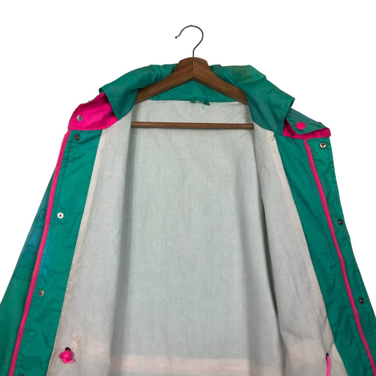 Japanese Brand 📌Vintage Bomber Jacket Sports Rainbow Apple Racing Team Size US L / EU 52-54 / 3 - 17 Thumbnail