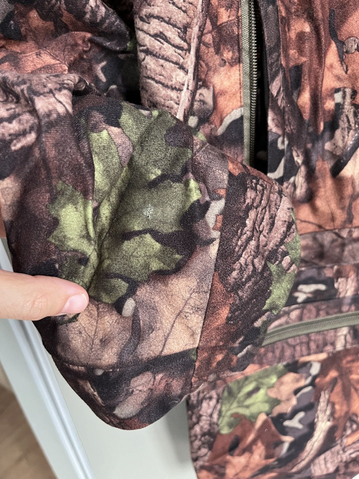 Hunter Duck Valley Reversible Leaves Camo Hunting Duck-Tex Jacket Size US M / EU 48-50 / 2 - 8 Thumbnail