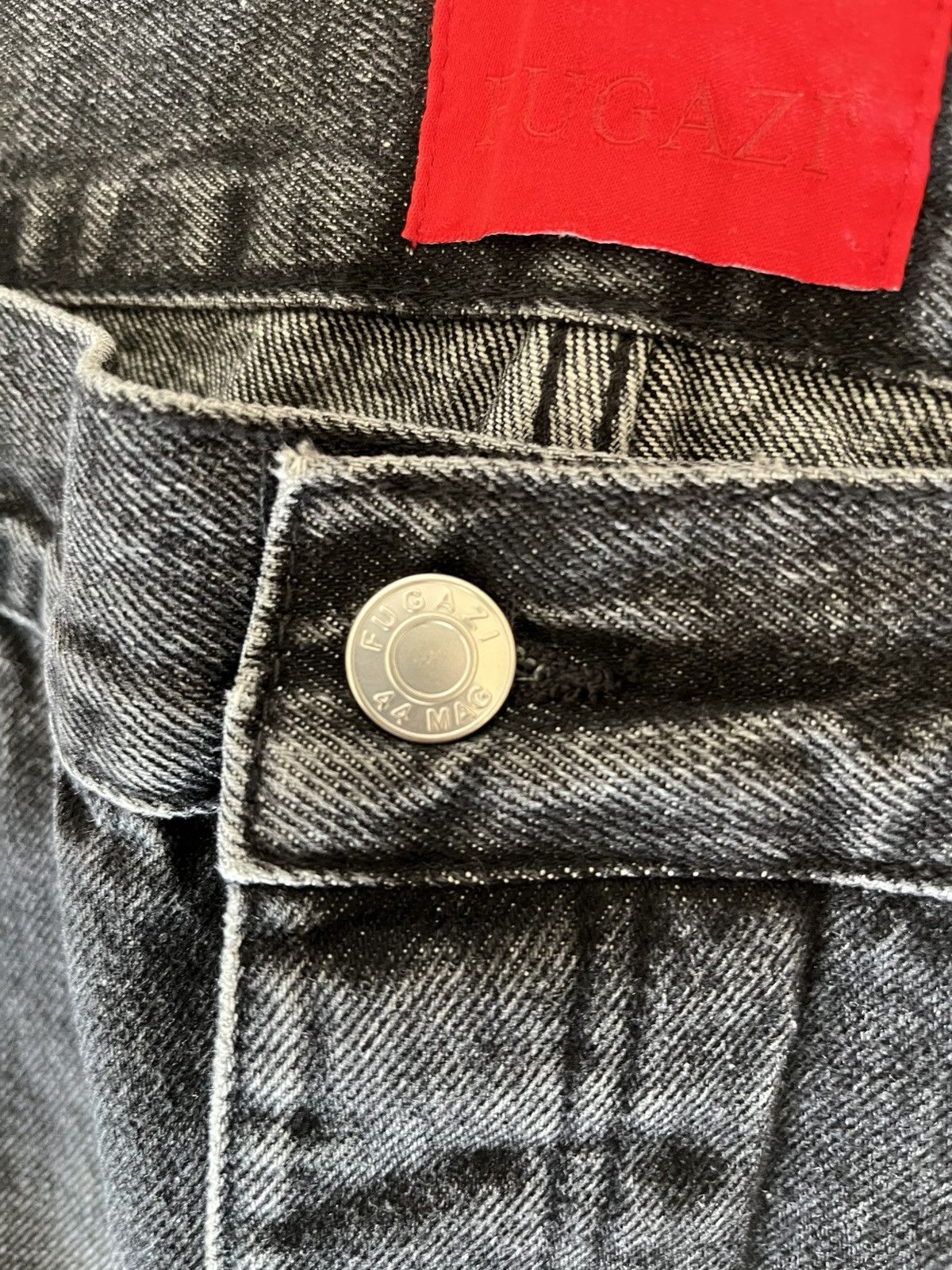 Fugazi Fugazi Black Denim Jeans Size US 32 / EU 48 - 5 Thumbnail
