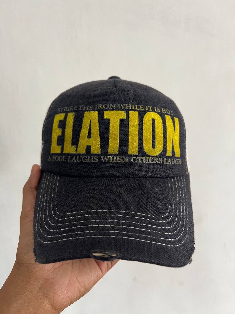 Japanese Brand Oceon Groove Elation Spellout Trucker Hat Size ONE SIZE - 7 Thumbnail