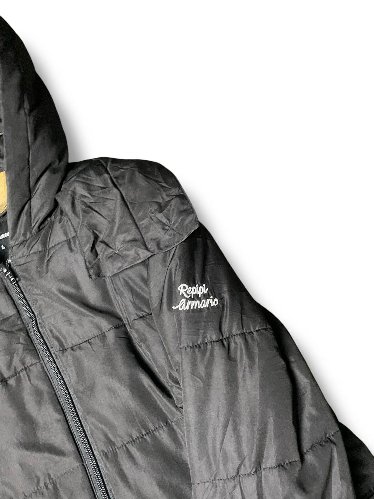 Japanese Brand Repipi Armario Brand Puffer Hoodie Jacket (6) Size US L / EU 52-54 / 3 - 3 Thumbnail