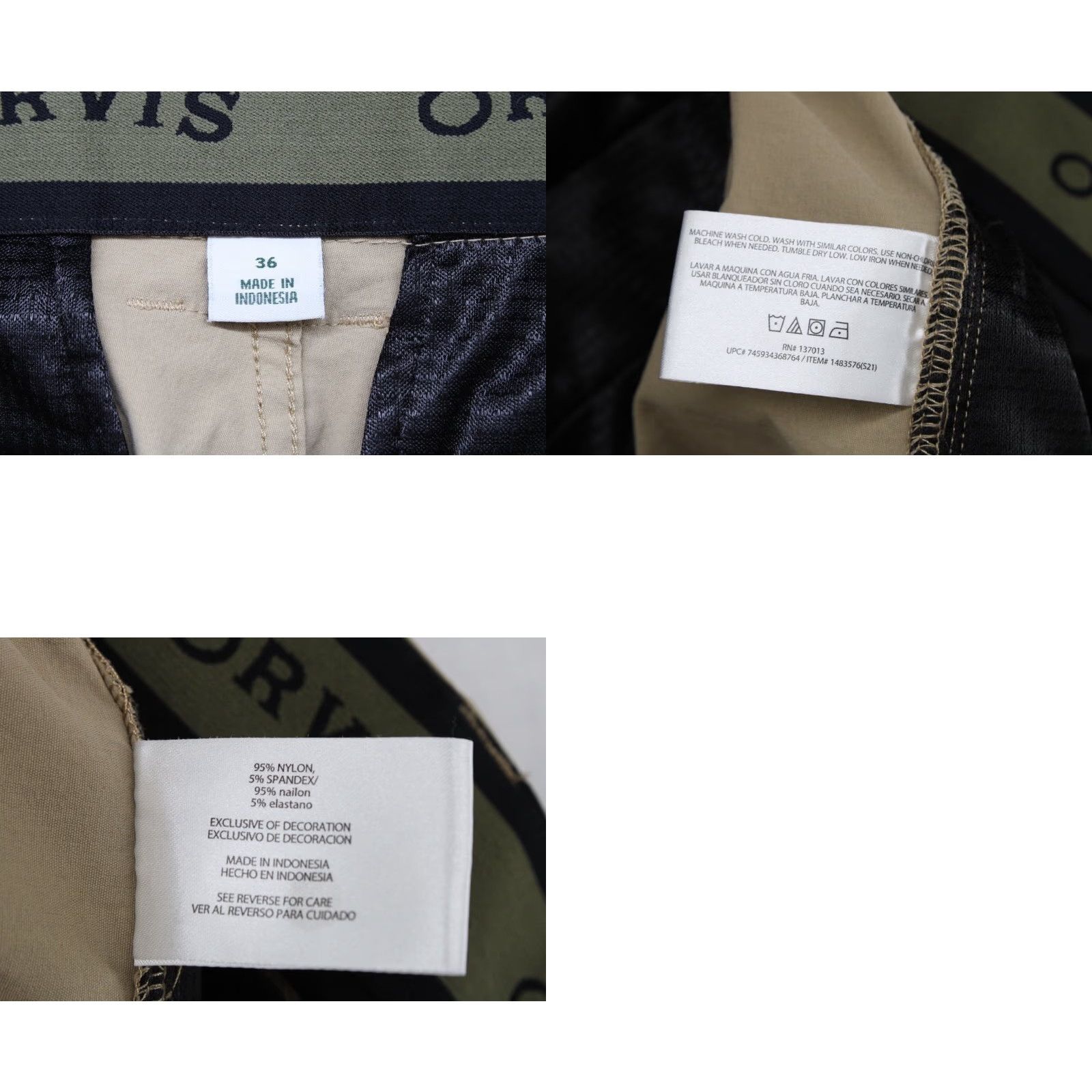 Orvis Orvis Tech Cargo Shorts Men's 38 Brown Nylon Spandex Pockets Flap Preppy cargo shorts Mens 38 Brown Nylon Spandex Pockets Flap Preppy Size US 38 / EU 54 - 8 Thumbnail