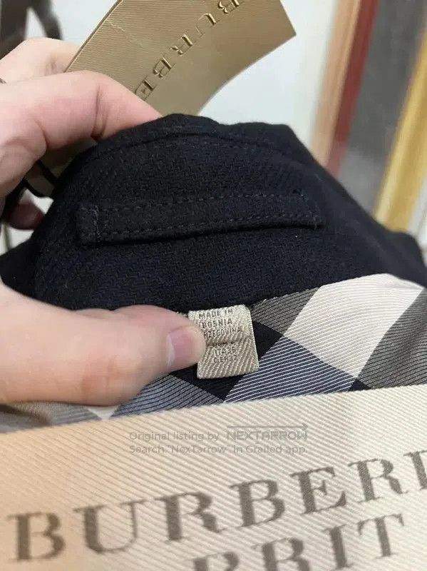 Burberry Burberry Black Wool Winter Coat. Size S / US 4 / IT 40 - 6 Thumbnail