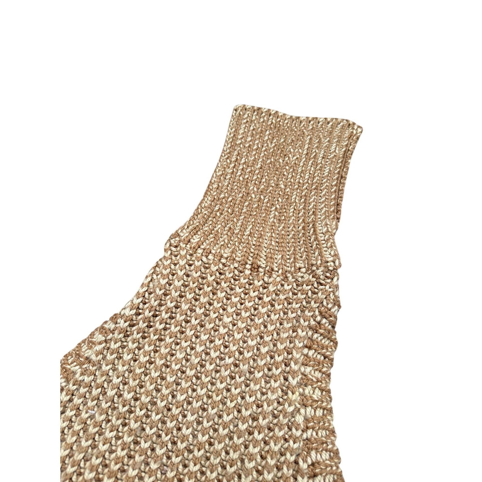 Miu Miu Beige Wool Open Back Vest Size XS / US 0-2 / IT 36-38 - 4 Thumbnail