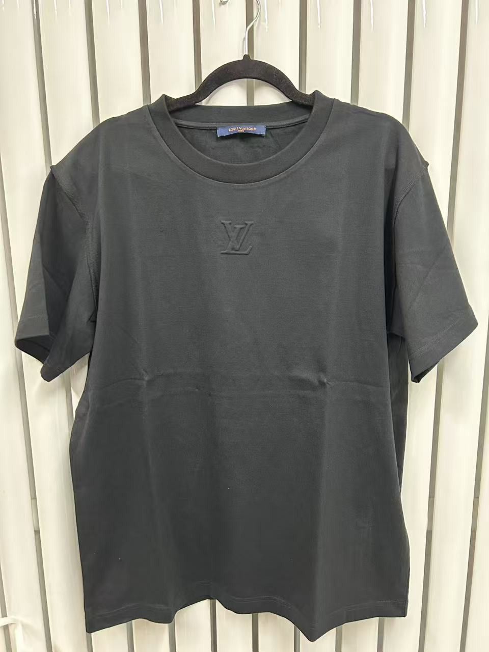 Louis Vuitton Louis Vuitton Printed Cotton T-Shirt with Logo