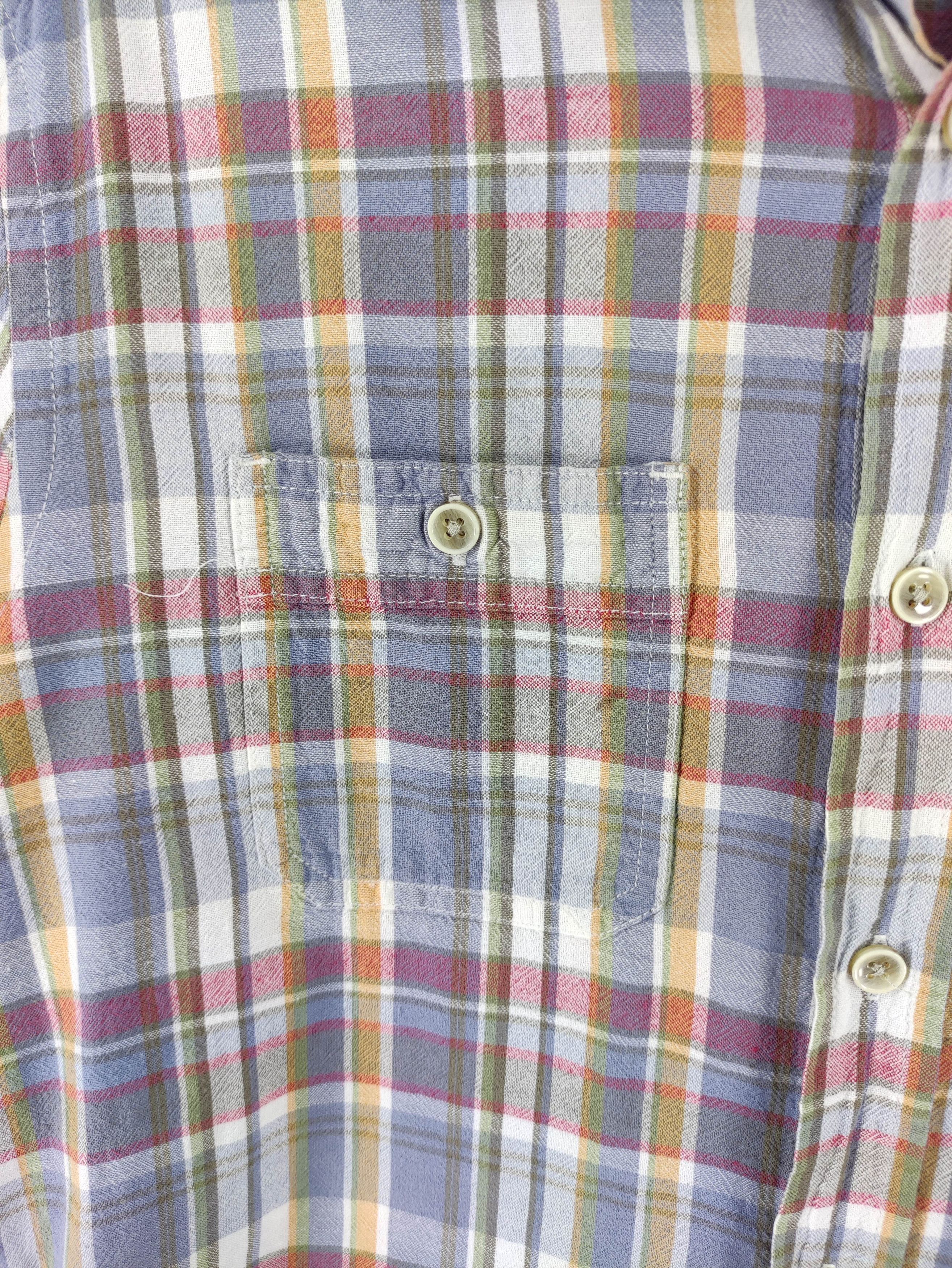 Gap Vintage Gap Flannel Shirt Button Up Checkered Long Sleeve Size S / US 4 / IT 40 - 2 Thumbnail