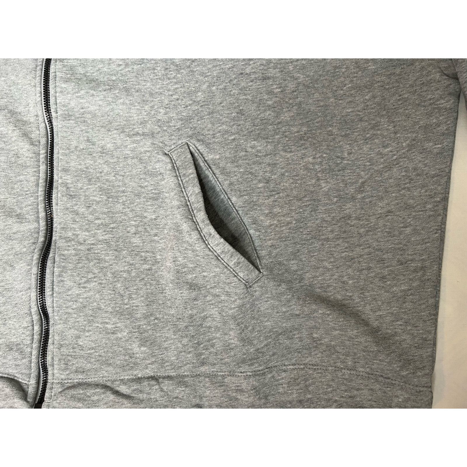 Nike Nike Full Zip Light Grey Hoodless Baggy Sweatshirt Large Size US L / EU 52-54 / 3 - 5 Thumbnail