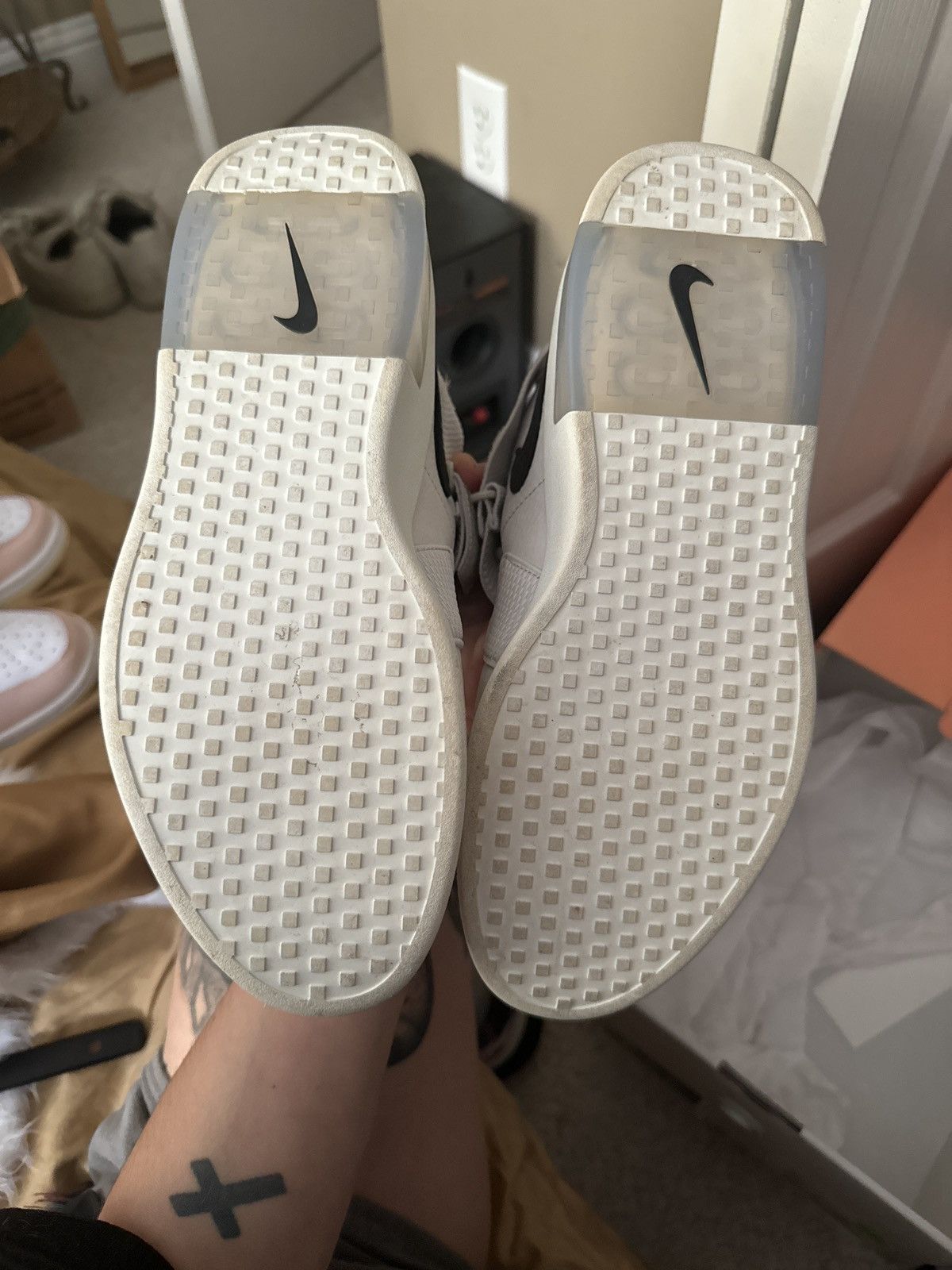 Fear of God Nike air fear of God one light bone black sail air raid Size US 6.5 / EU 39-40 - 4 Thumbnail