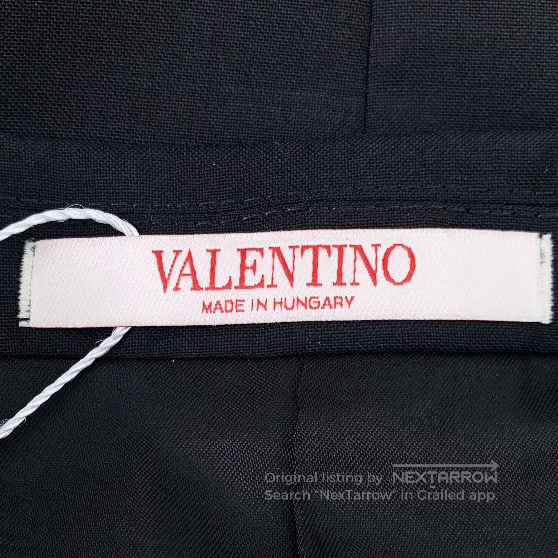 Valentino Valentino Black Collared Long-Sleeve Blazer. Size US S / EU 44-46 / 1 - 5 Thumbnail