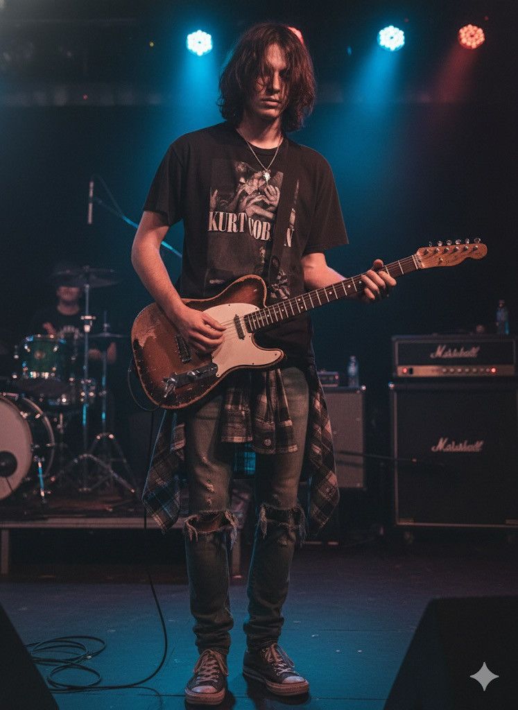 Other KURT COBAIN Size US S / EU 44-46 / 1 - 1 Thumbnail