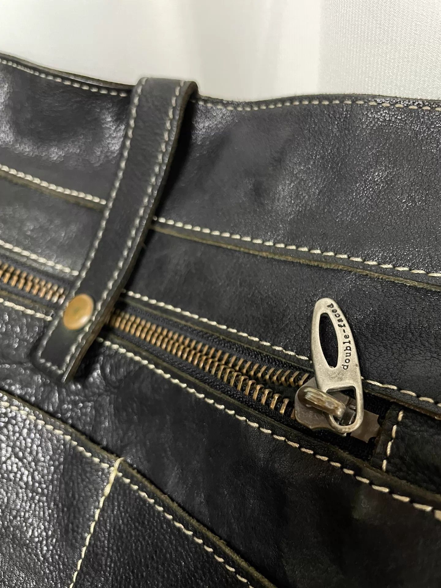 Other Yasuro Rojima Vtg Cowhide Irregular Unisex S/C Bag Size ONE SIZE - 8 Thumbnail