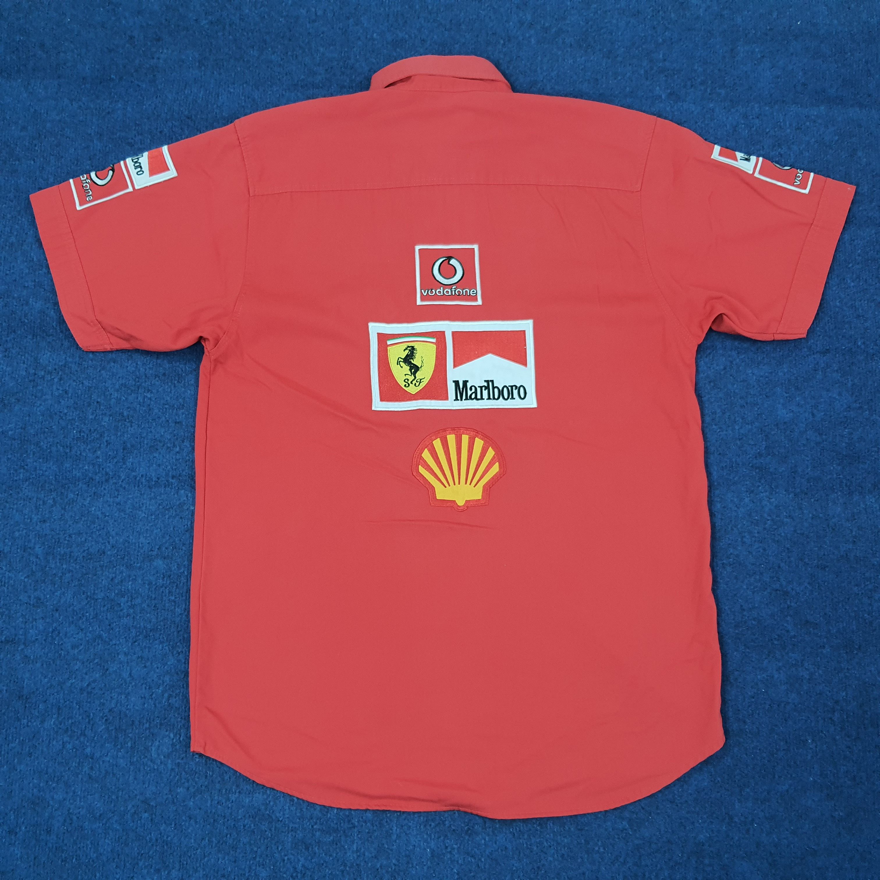 Ferrari Vintage FERRARI Racing Motorsports Workshirt C249N61 Size US M / EU 48-50 / 2 - 1 Thumbnail