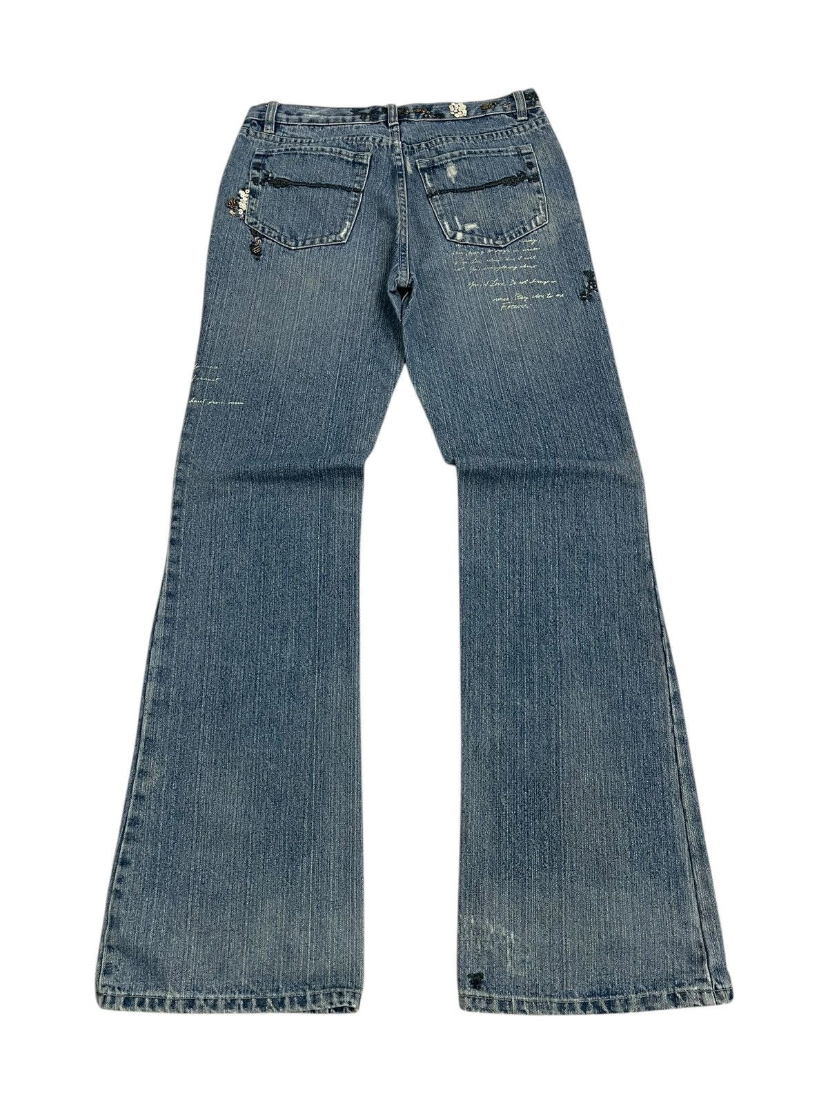 Designer Doll Jeans Creative Custom Soft Style Unisex Size US 30 / EU 46 - 2 Thumbnail