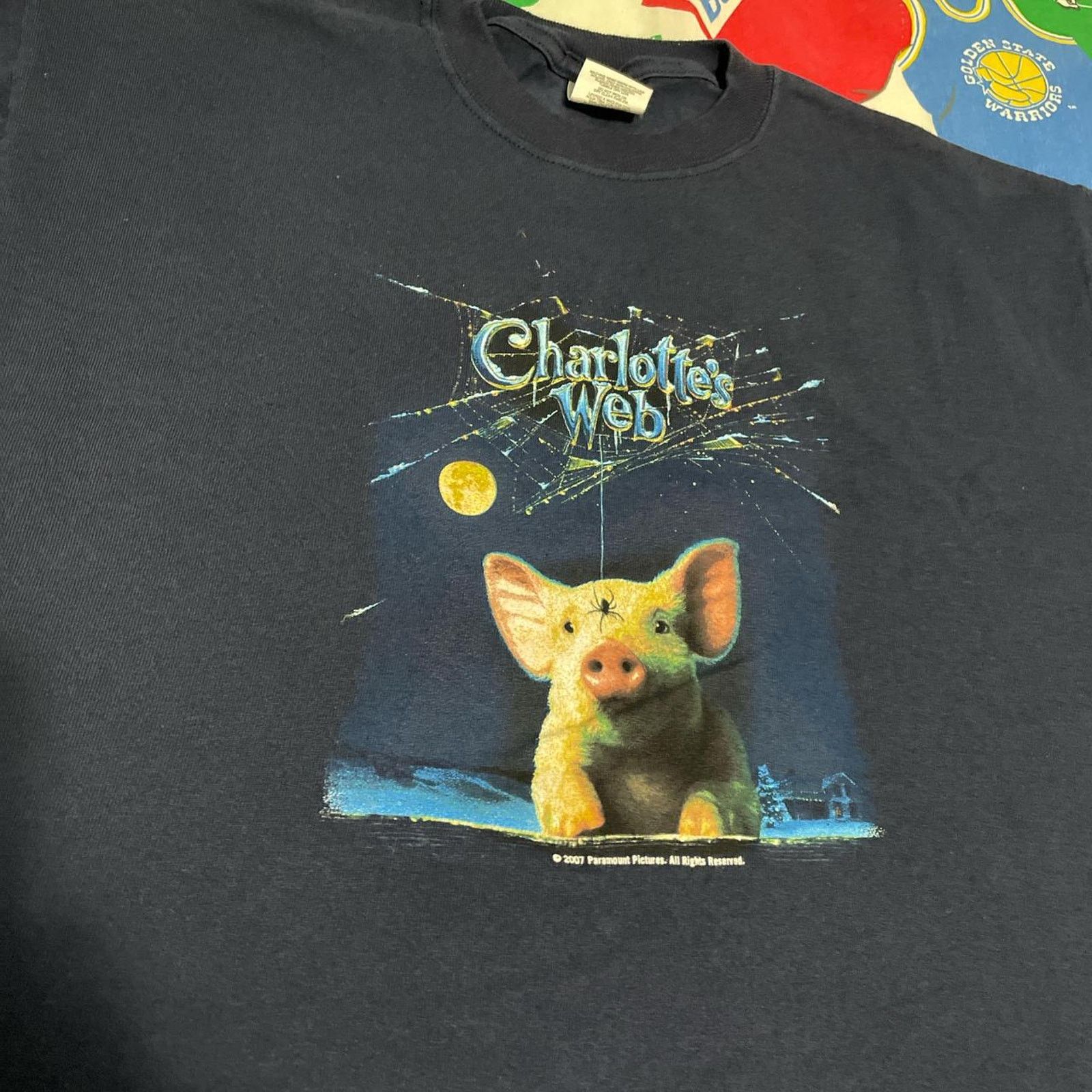 Vintage Y2K 2007 Charlotte’s Web Paramount Nickelodeon Movie Tee Size US L / EU 52-54 / 3 - 3 Thumbnail