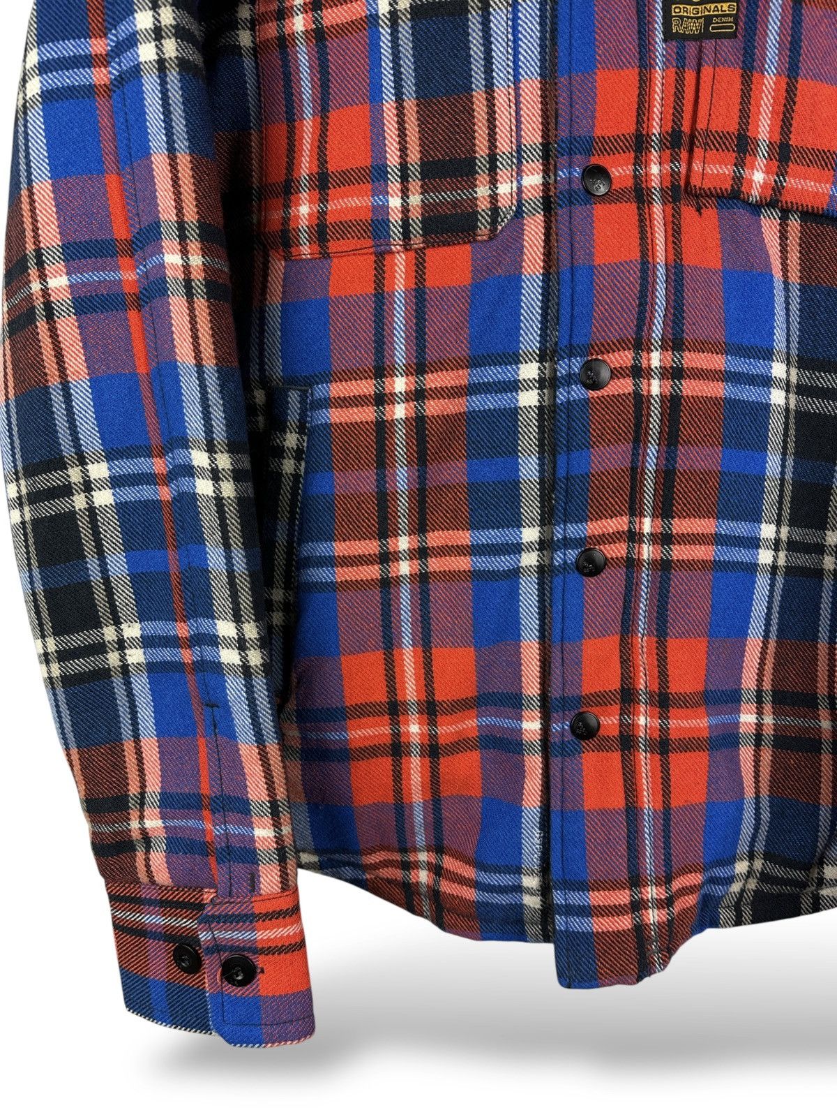 G-Star G-Star Raw Forest Quilted Overshirt L/S Acrylic Wool Jacket Size US L / EU 52-54 / 3 - 8 Thumbnail