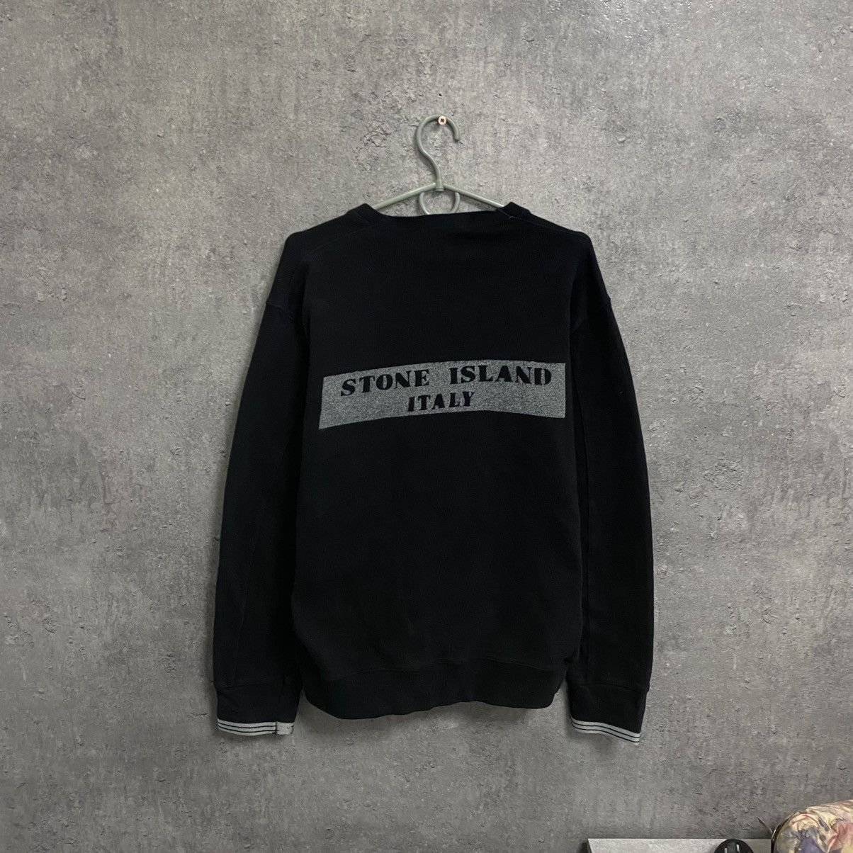 Stone Island Vintage Stone Island Italy Big Logo Crewneck Sweatshirt Size US M / EU 48-50 / 2 - 1 Thumbnail