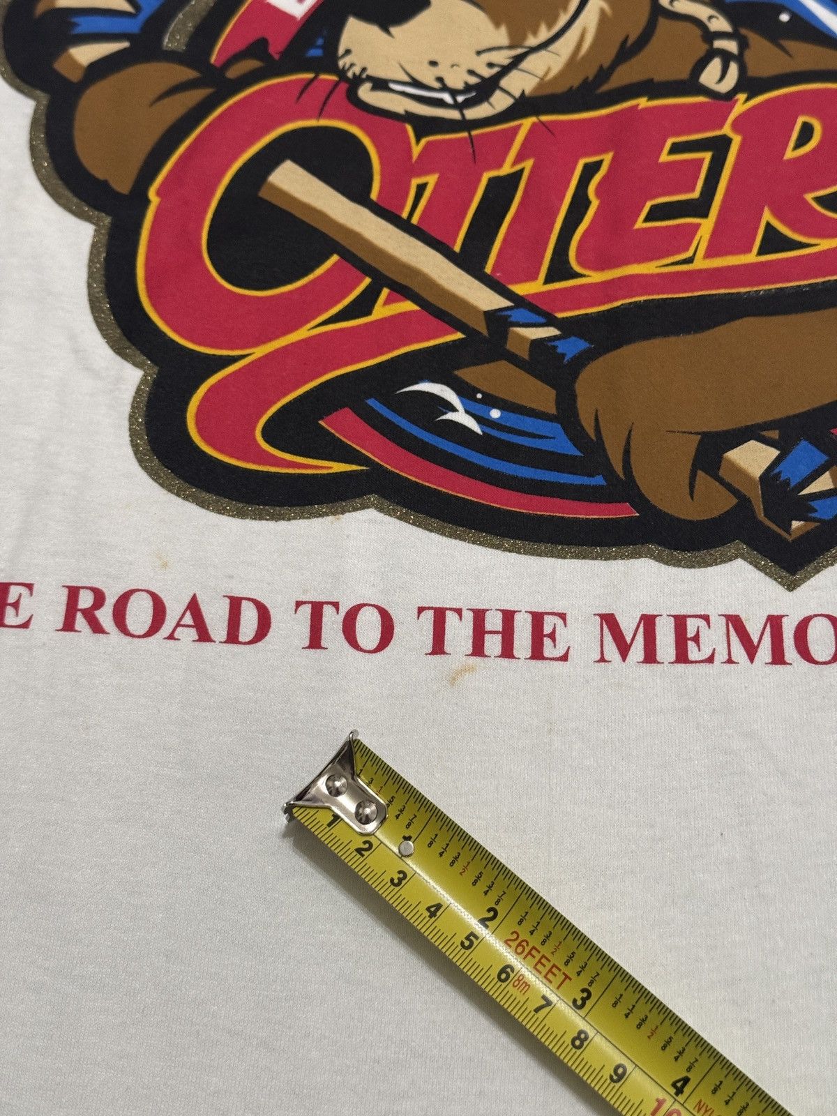 Vintage Erie Otters Ontario Hockey League Vintage 90s XL T Shirt Size US XL / EU 56 / 4 - 8 Thumbnail