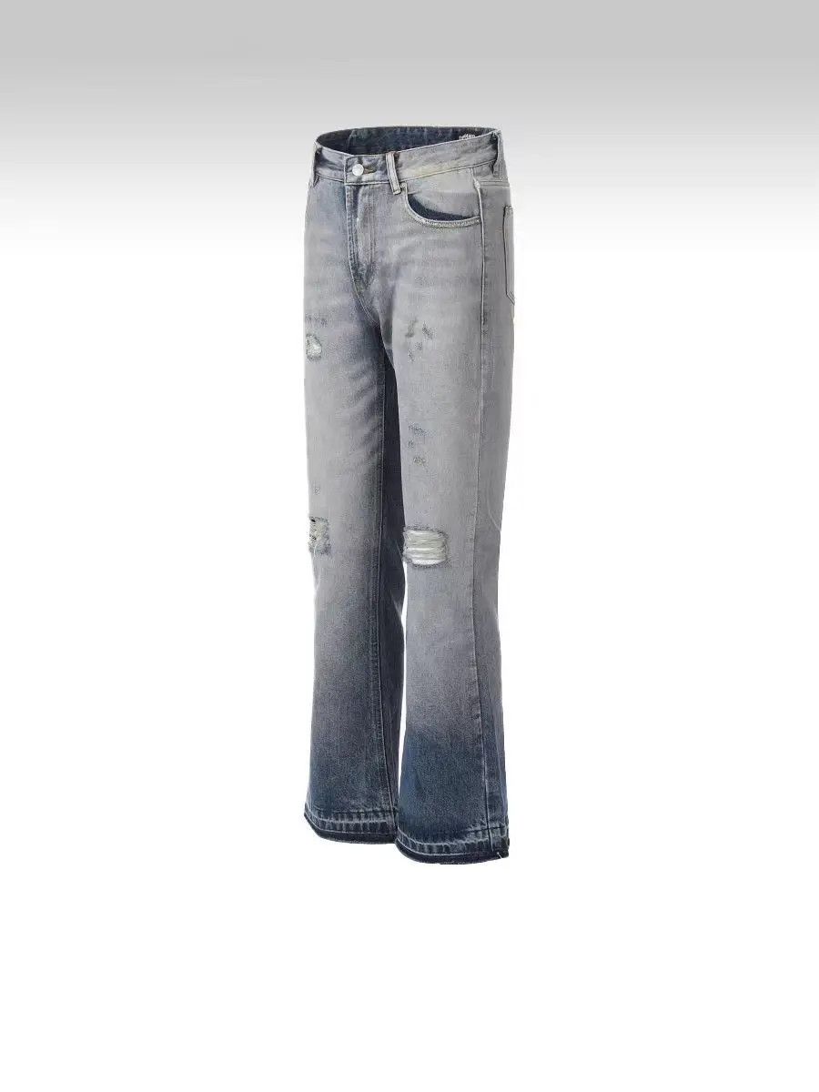 Japanese Brand × Jean Vintage Vibe Loose Flare Jeans Size US 31 - 2 Thumbnail