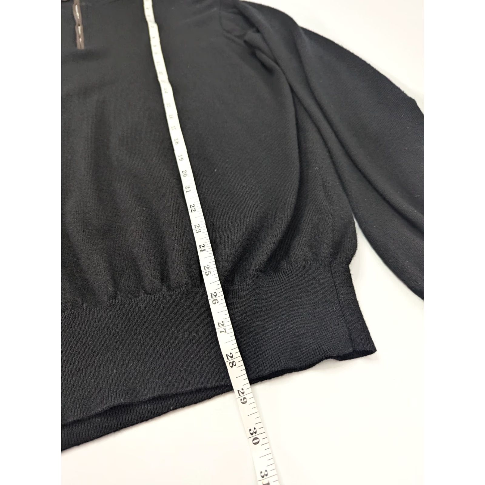Peter Millar Peter Millar Black Merino Wool Crown Quarter Zip Pullover Sweater Men 2XL Costa= Size US XXL / EU 58 / 5 - 5 Thumbnail